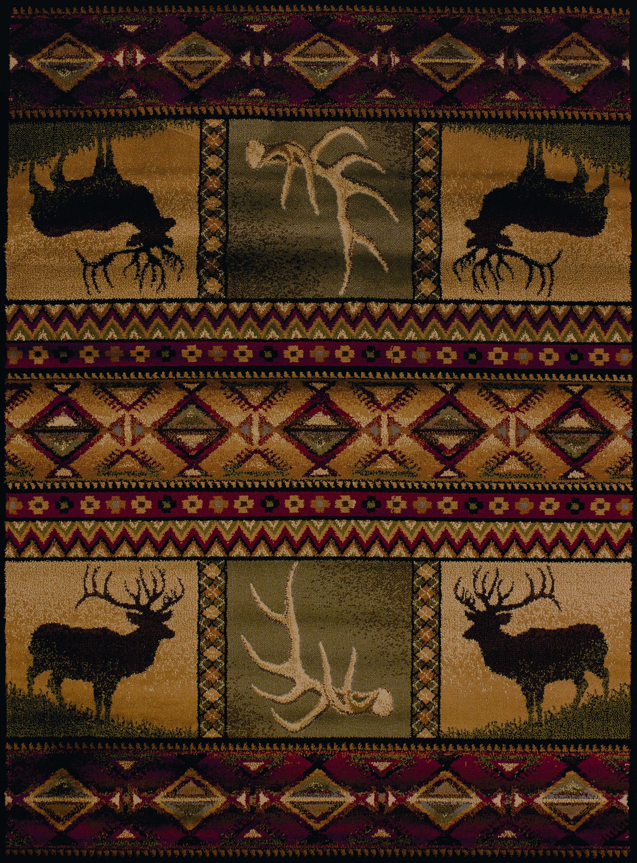 22" x 86" Lodge Polypropylene Runner Rug
