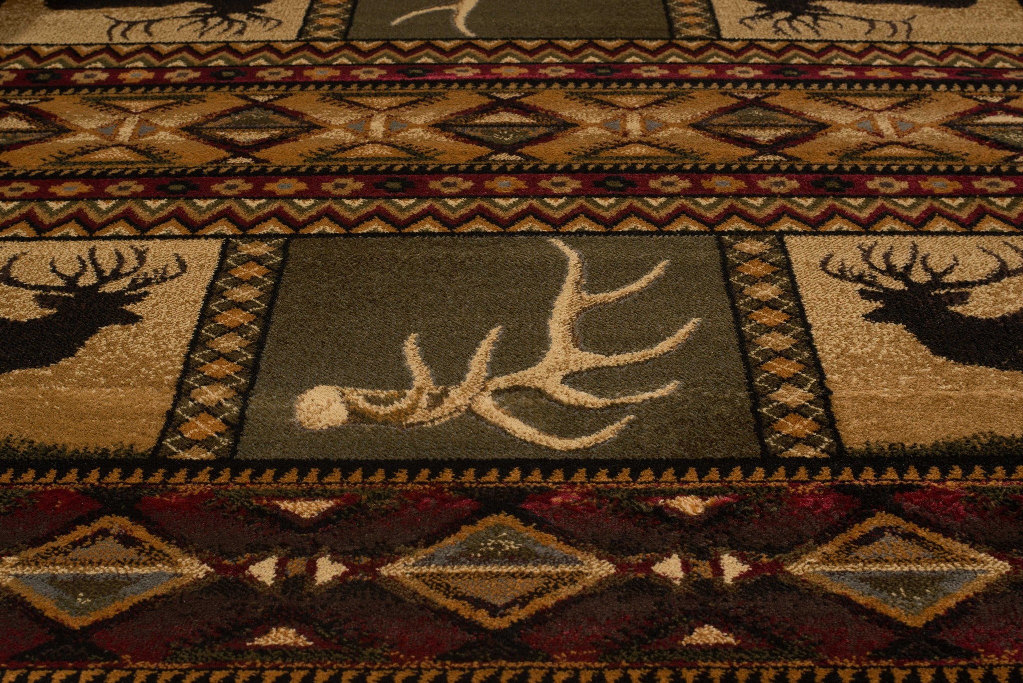 22" x 86" Lodge Polypropylene Runner Rug