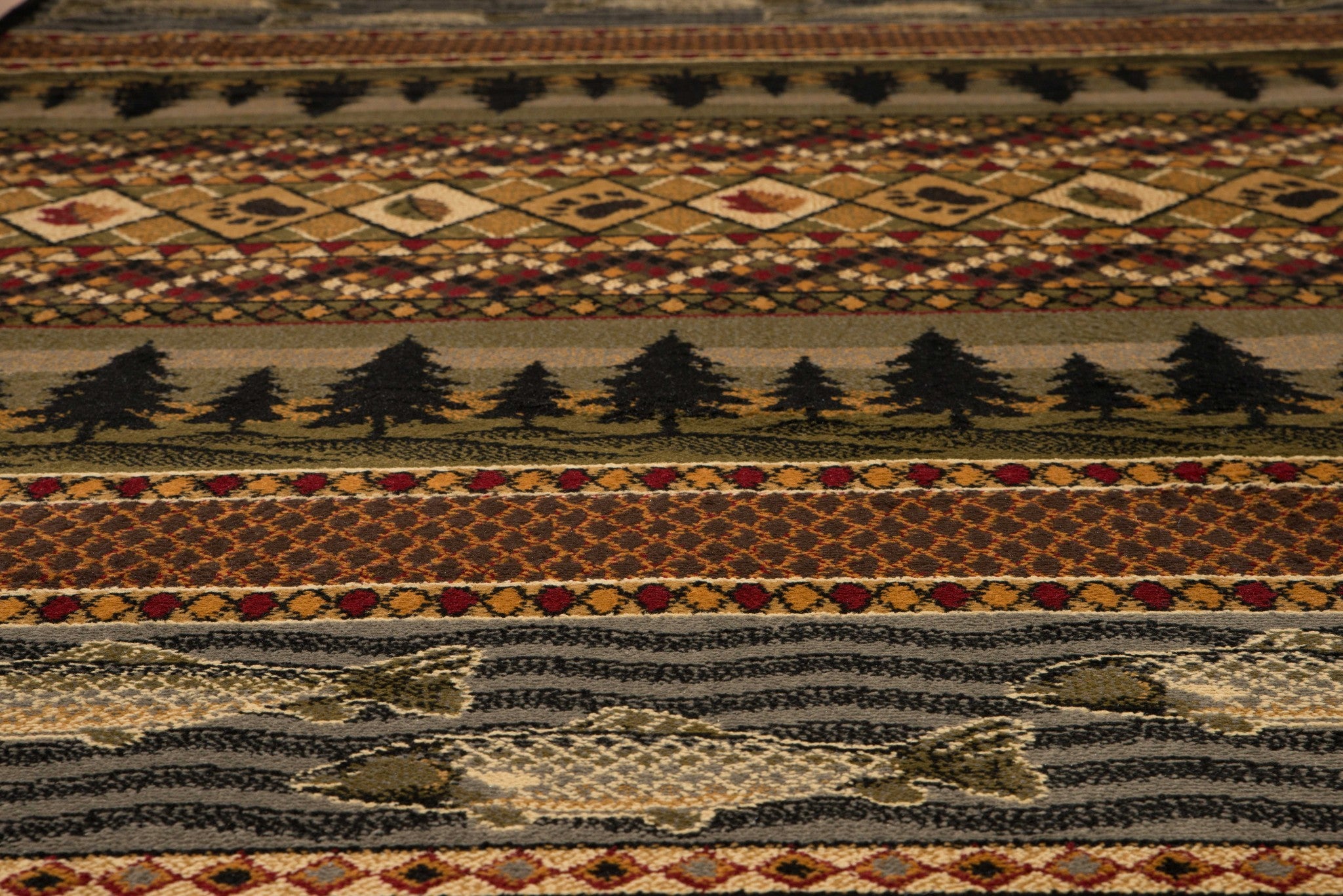 22" x 26" Lodge Polypropylene Accent Rug