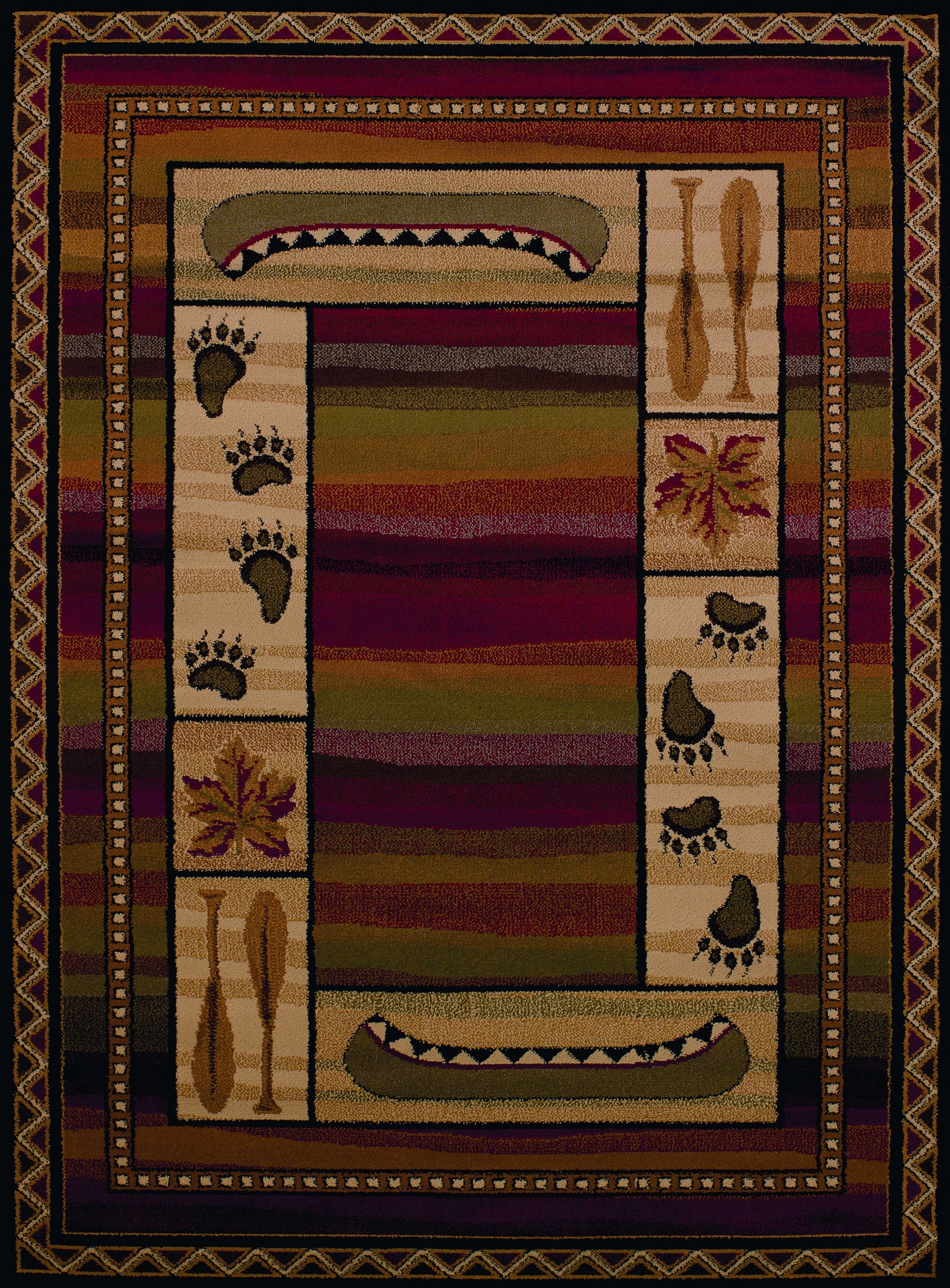 22" x 26" Lodge Polypropylene Accent Rug