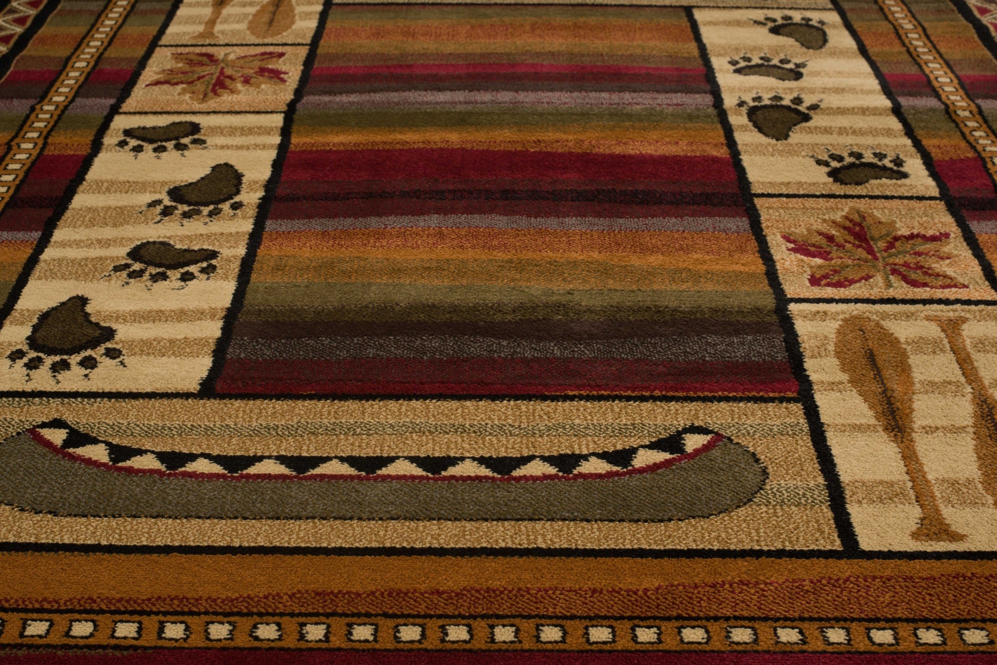 22" x 86" Lodge Polypropylene Runner Rug