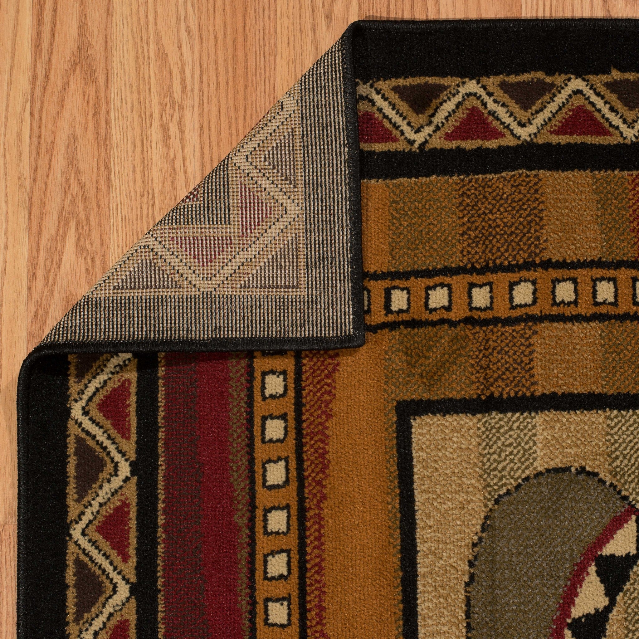 94" x 126" Lodge Polypropylene Oversize Rug