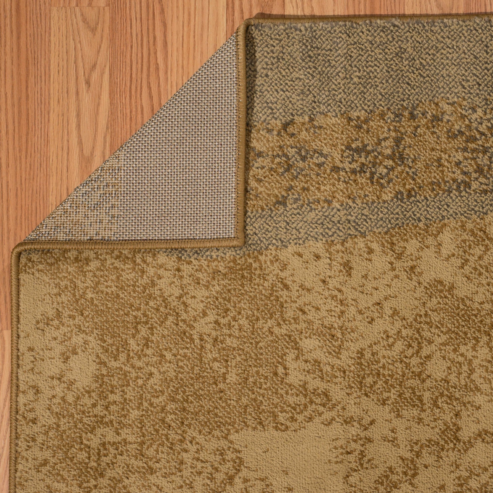 94" x 126" Brown Polypropylene Oversize Rug