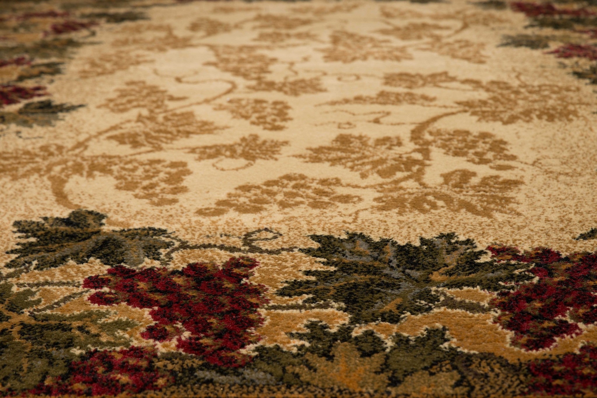 22" x 86" Multicolor Polypropylene Runner Rug