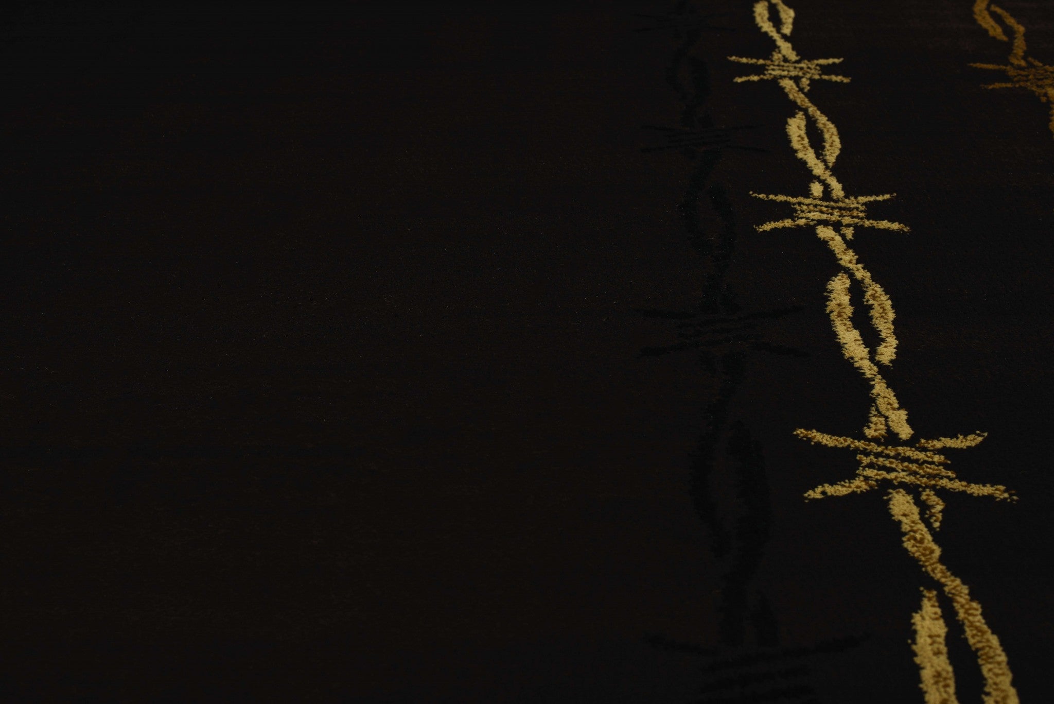 22" x 26" Brown Polypropylene Accent Rug