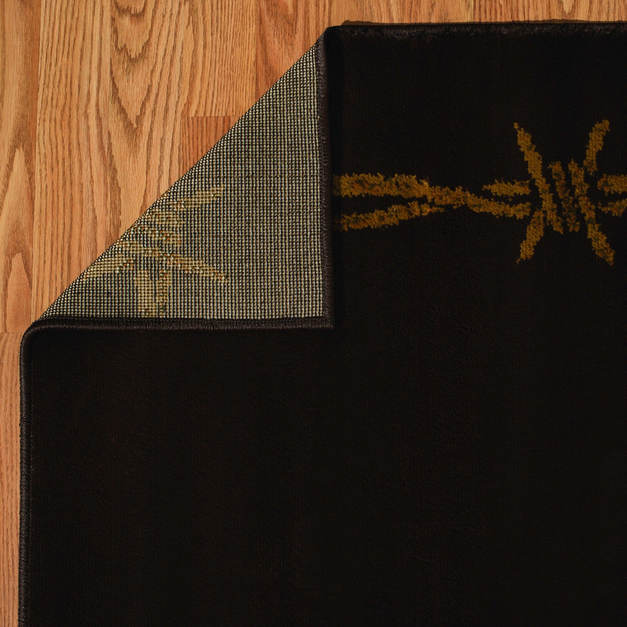 94" x 126" Brown Polypropylene Oversize Rug