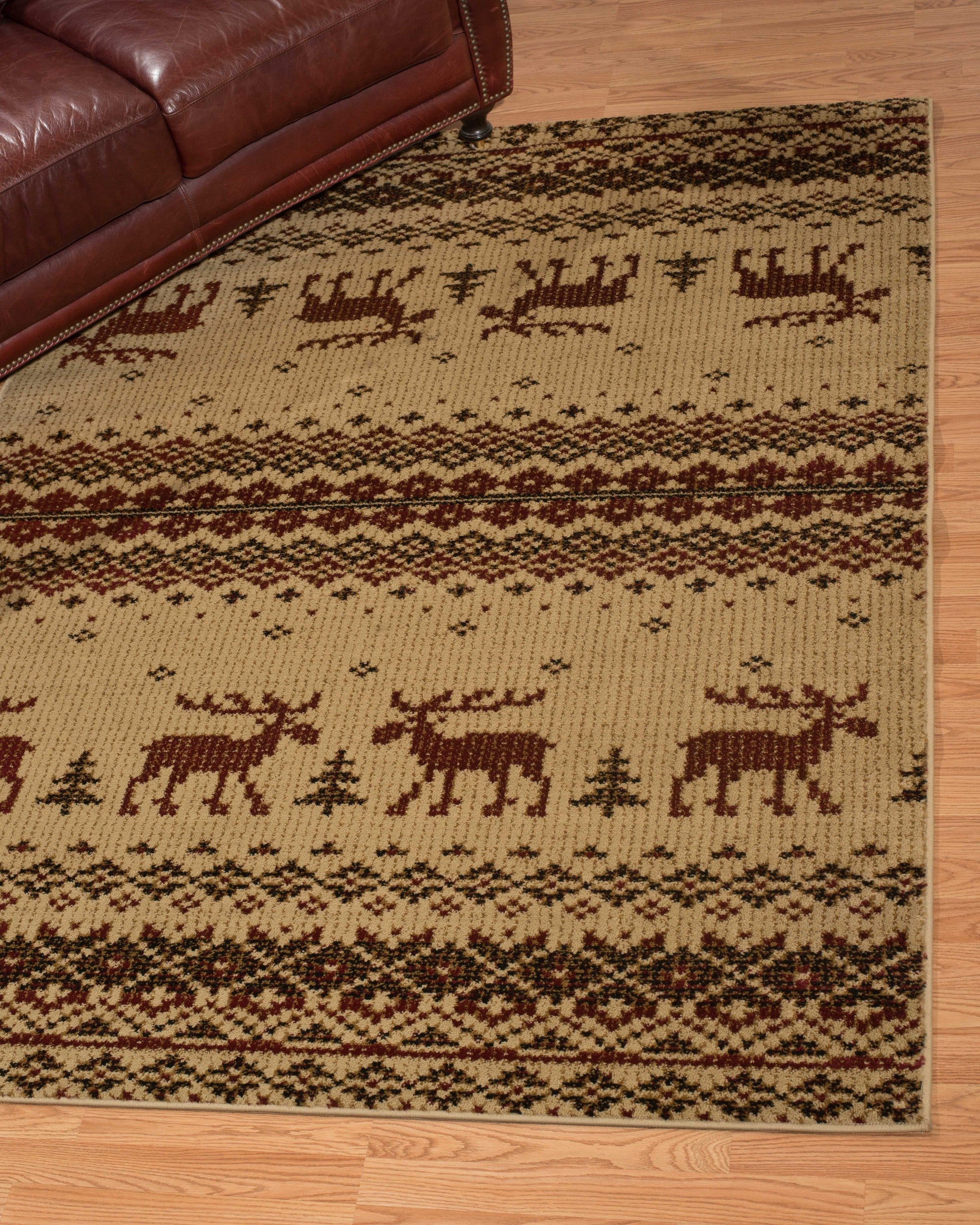 94" x 126" Natural Polypropylene Oversize Rug