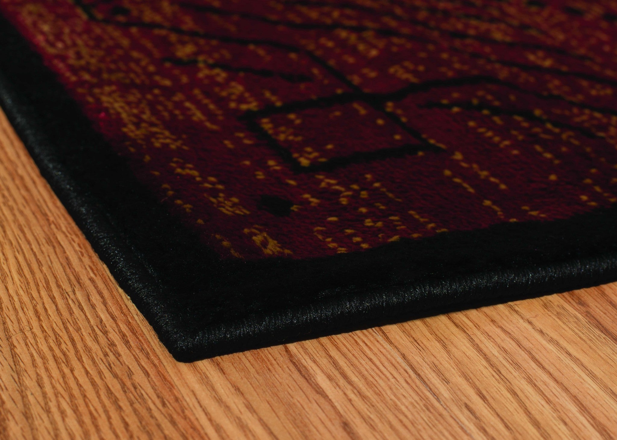 94" x 126" Red Polypropylene Oversize Rug