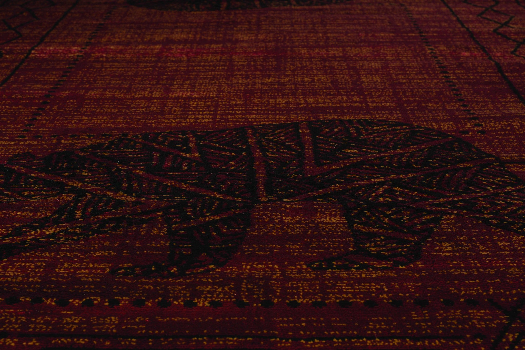 94" x 126" Red Polypropylene Oversize Rug