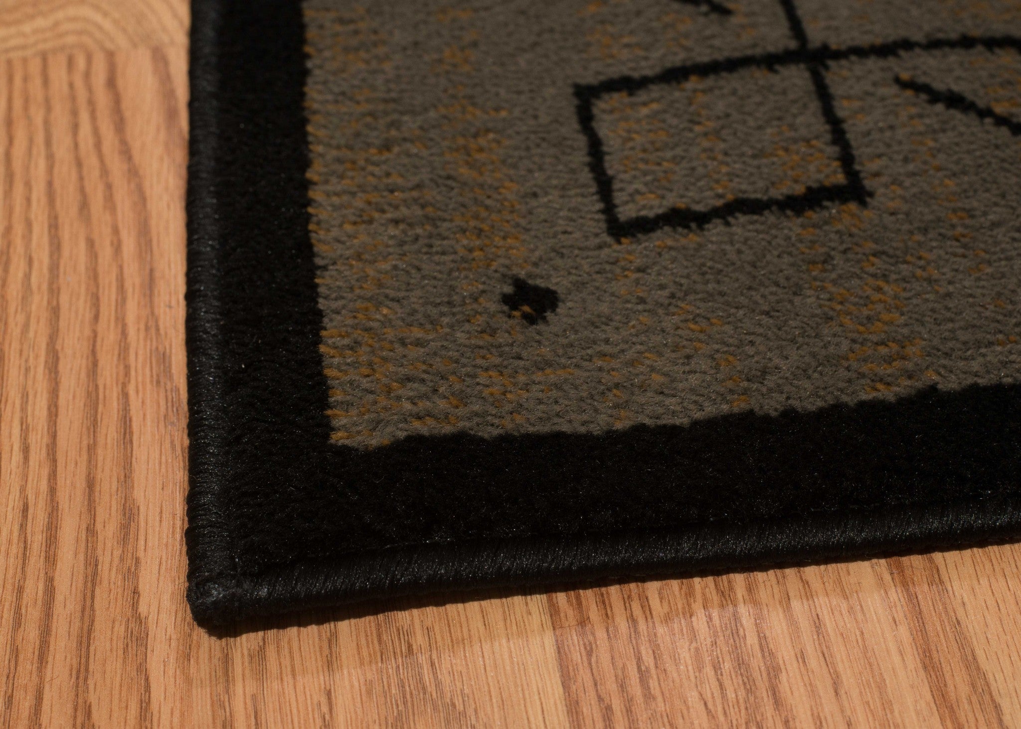 94" x 126" Blue / Grey Polypropylene Oversize Rug