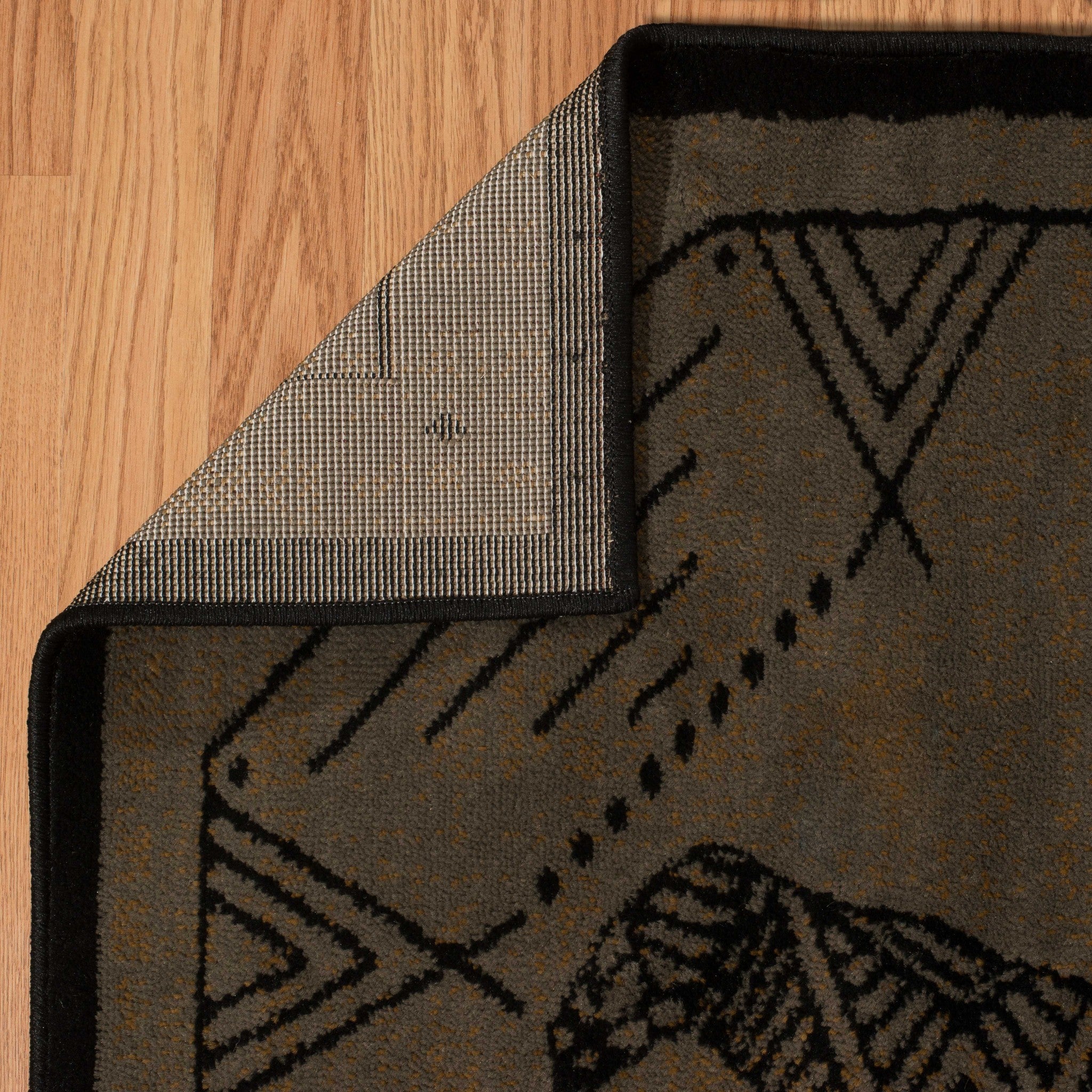 94" x 126" Blue / Grey Polypropylene Oversize Rug