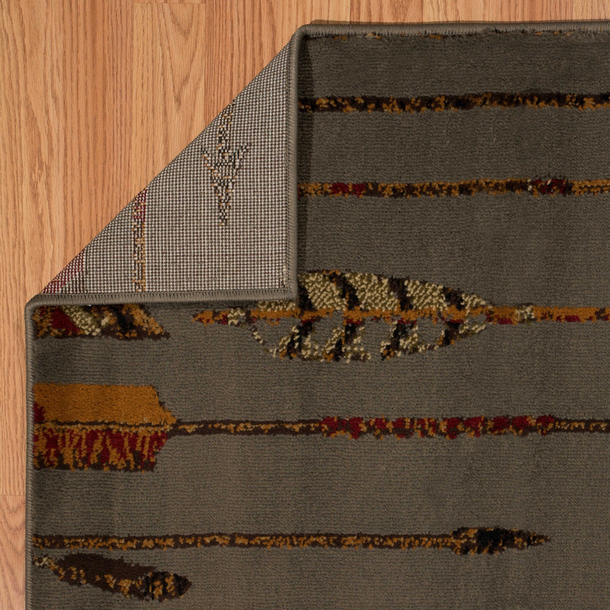 94" x 126" Blue / Grey Polypropylene Oversize Rug