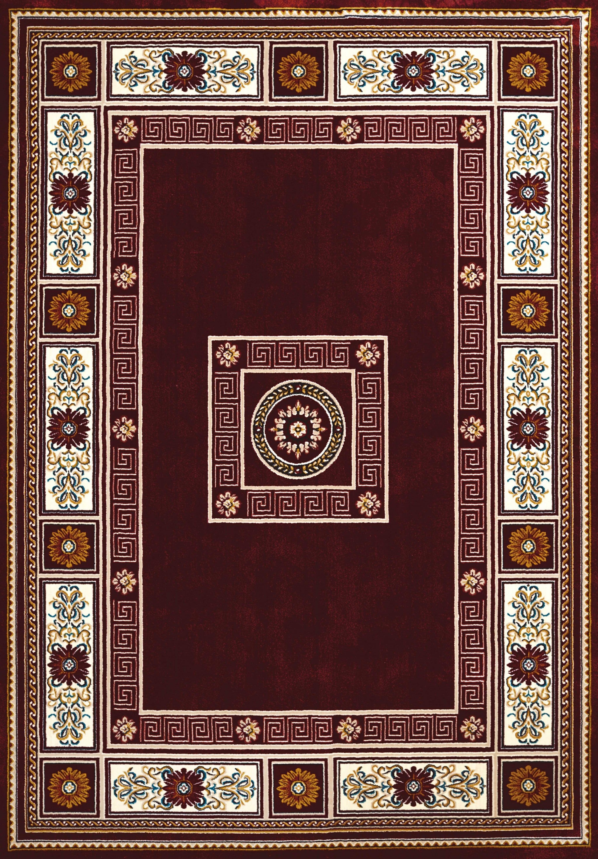 94" x 126" Ruby Polyester Oversize Rug