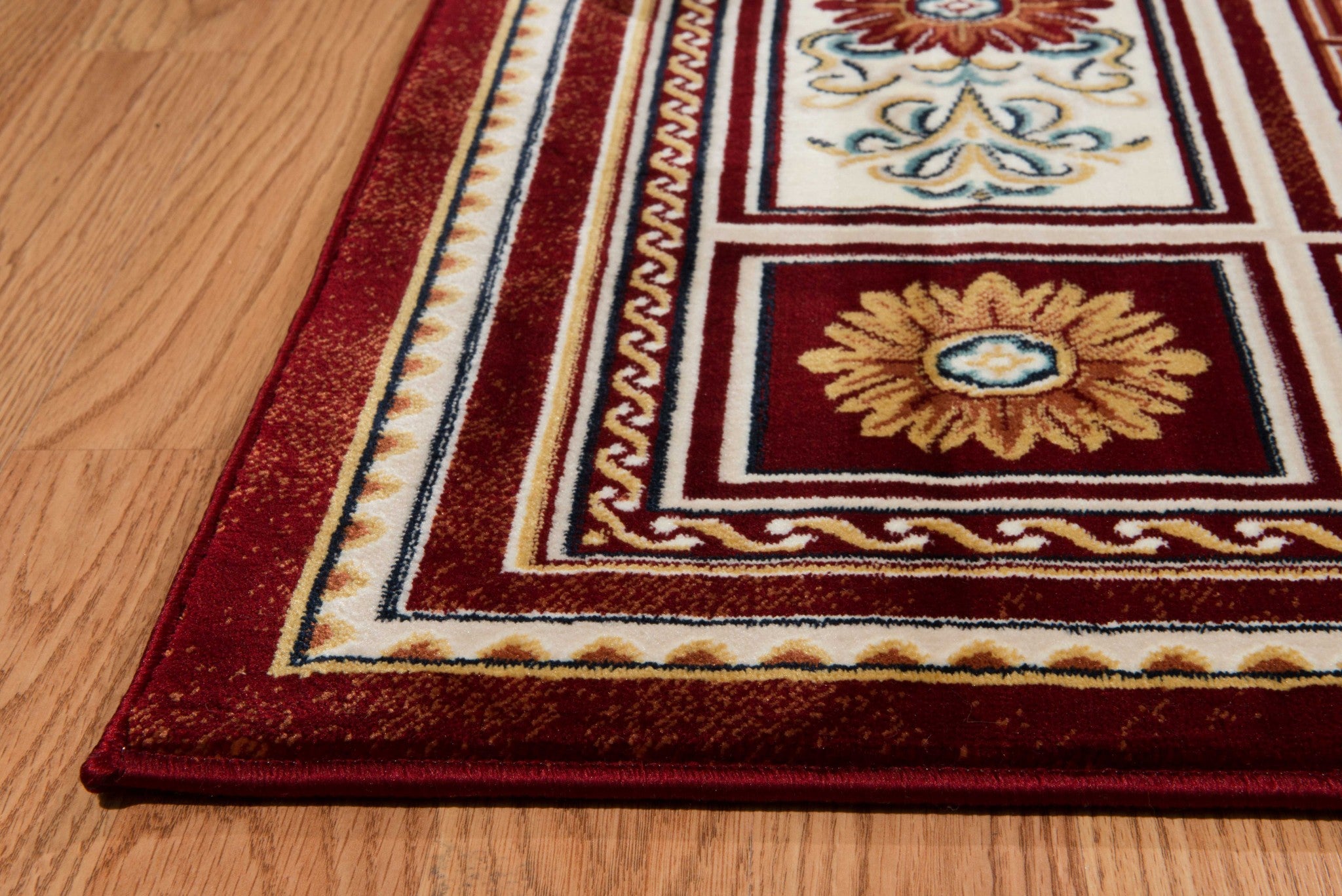 94" x 126" Ruby Polyester Oversize Rug