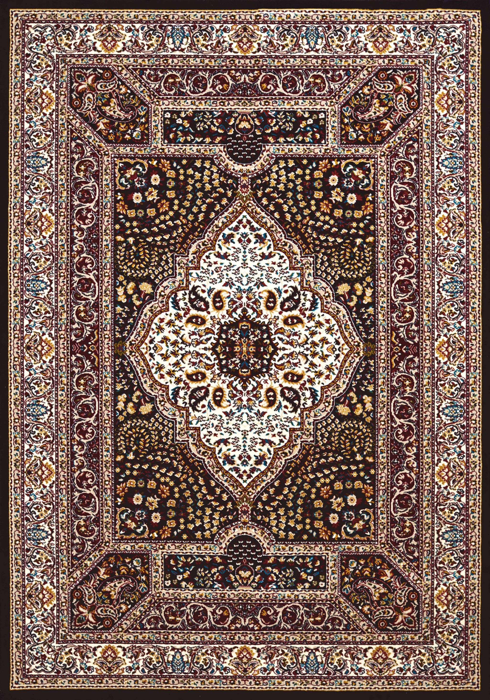 94" x 126" Navy Polyester Oversize Rug