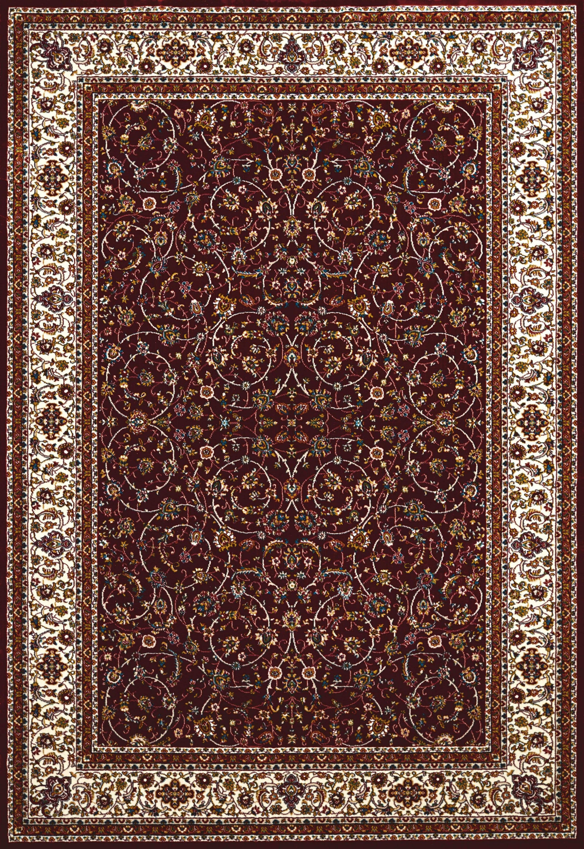 27" x 86" Ruby Polyester Runner Rug
