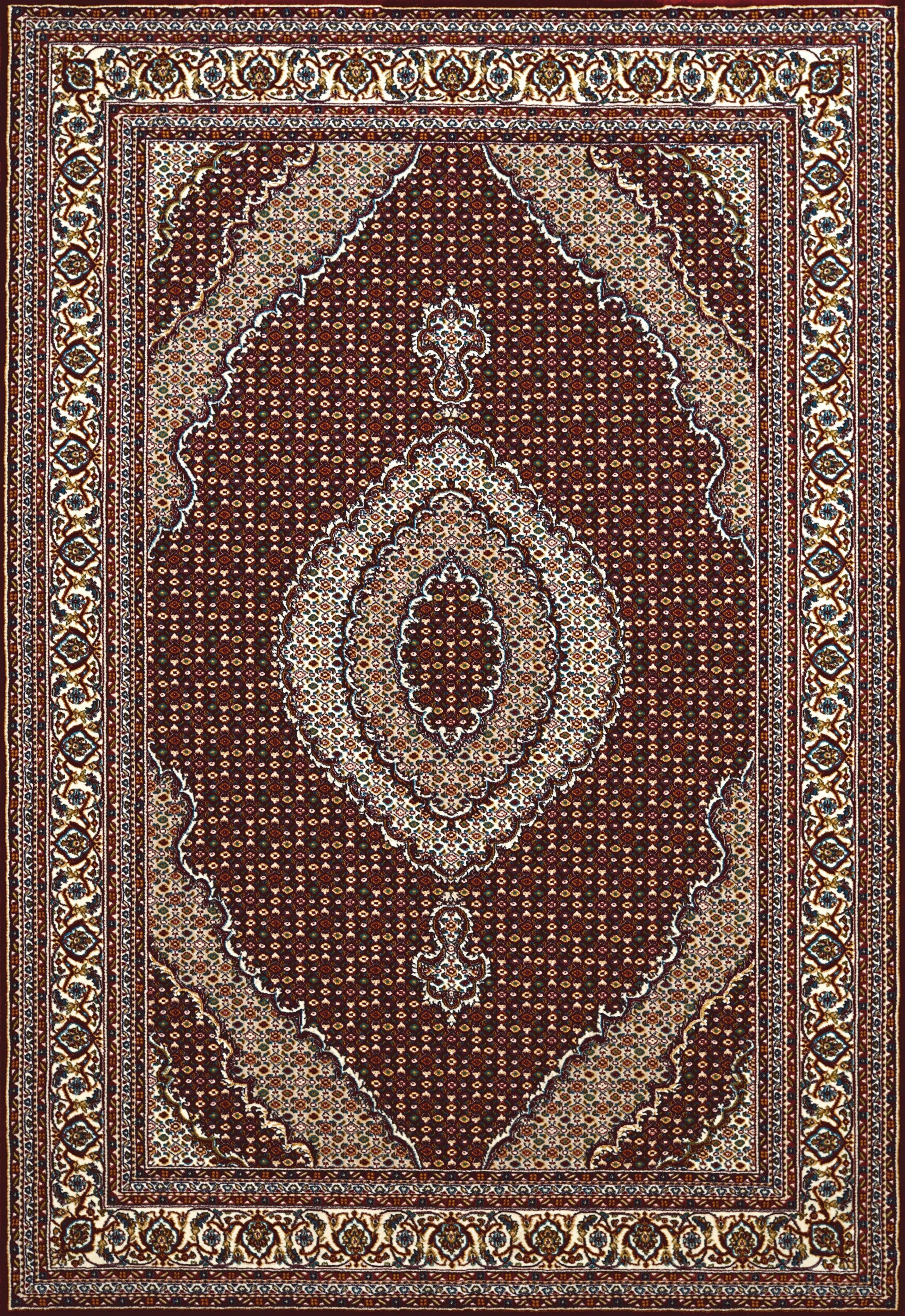 63" x 86" Ruby Polyester Area Rug