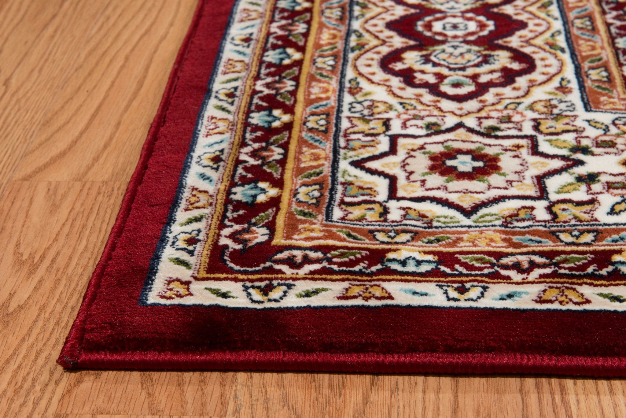 94" x 126" Ruby Polyester Oversize Rug