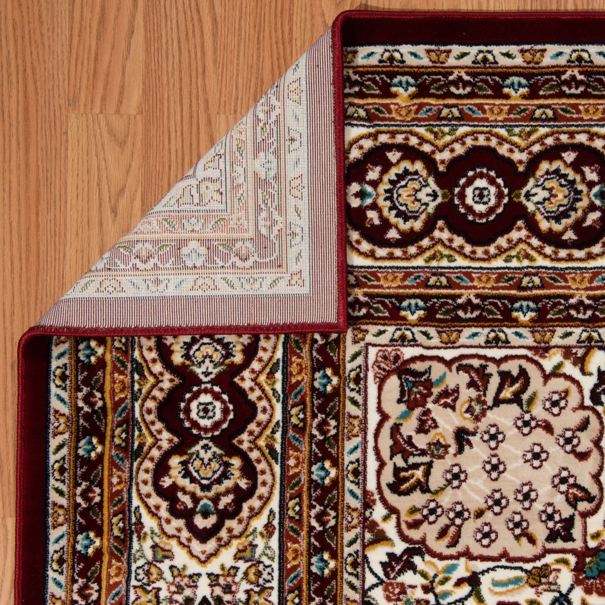 94" x 126" Ruby Polyester Oversize Rug