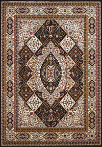 63" x 86" Navy Polyester Area Rug