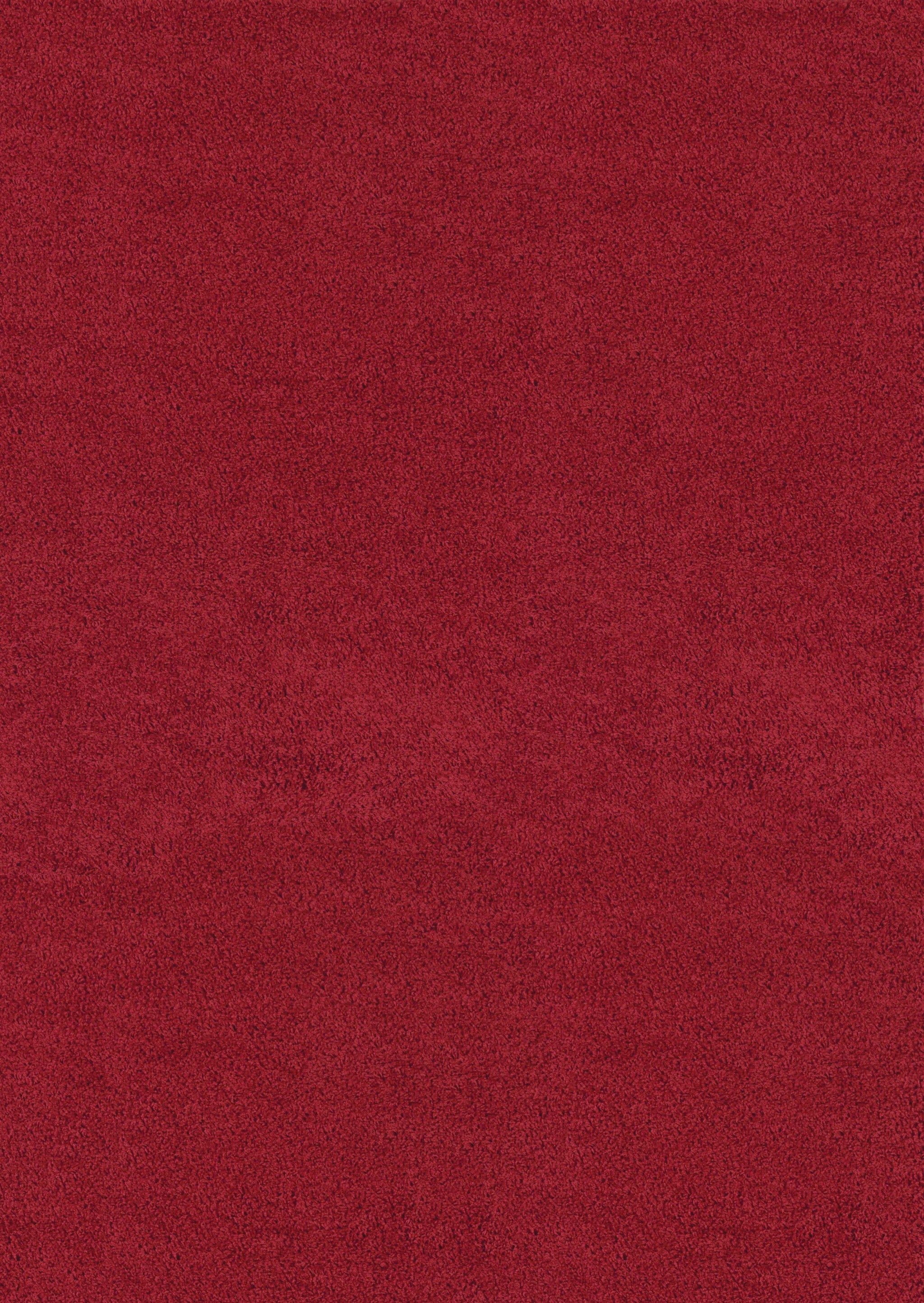 63" x 86" Crimson Olefin Area Rug