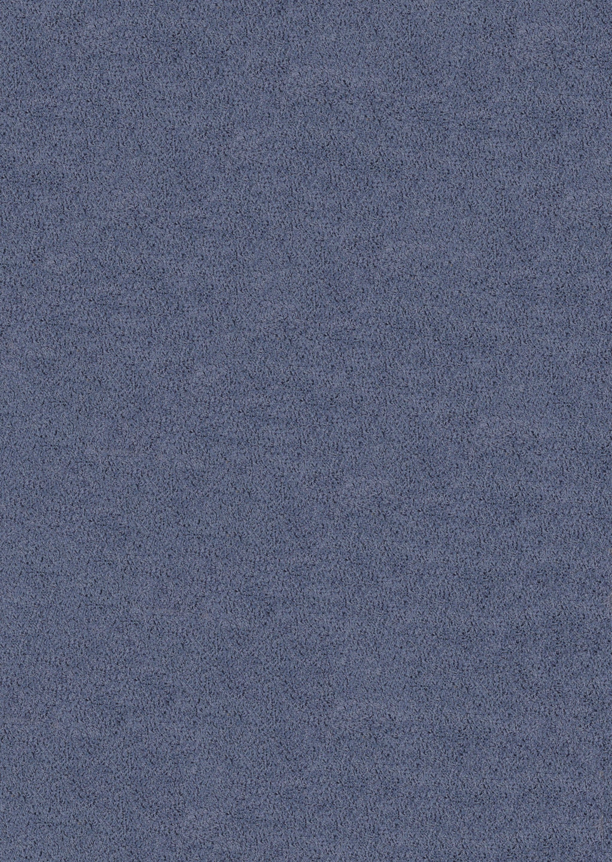 47" x 6" Blue Olefin Accent Rug