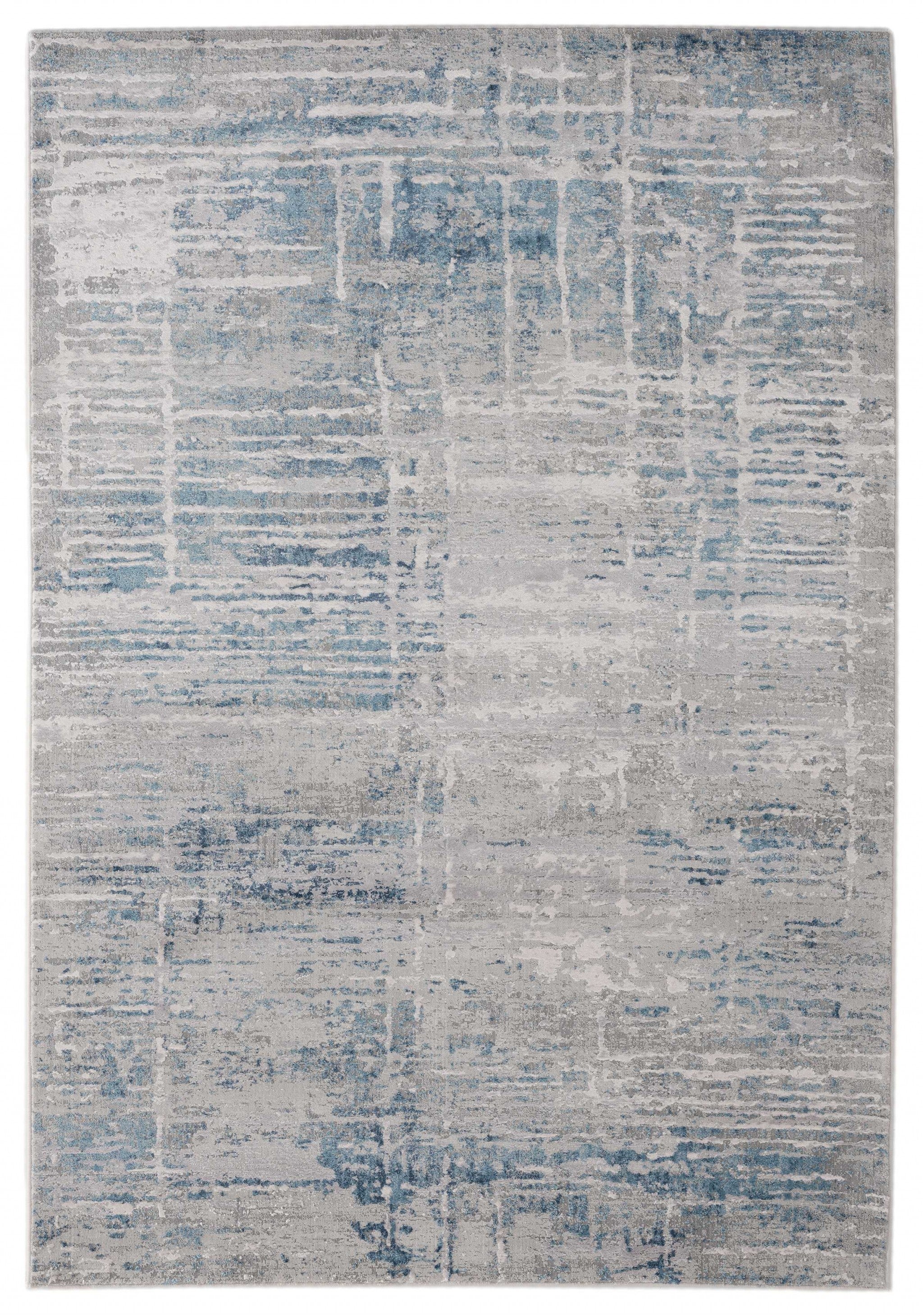 23" x 36" Blue Viscose / Polyester Accent Rug