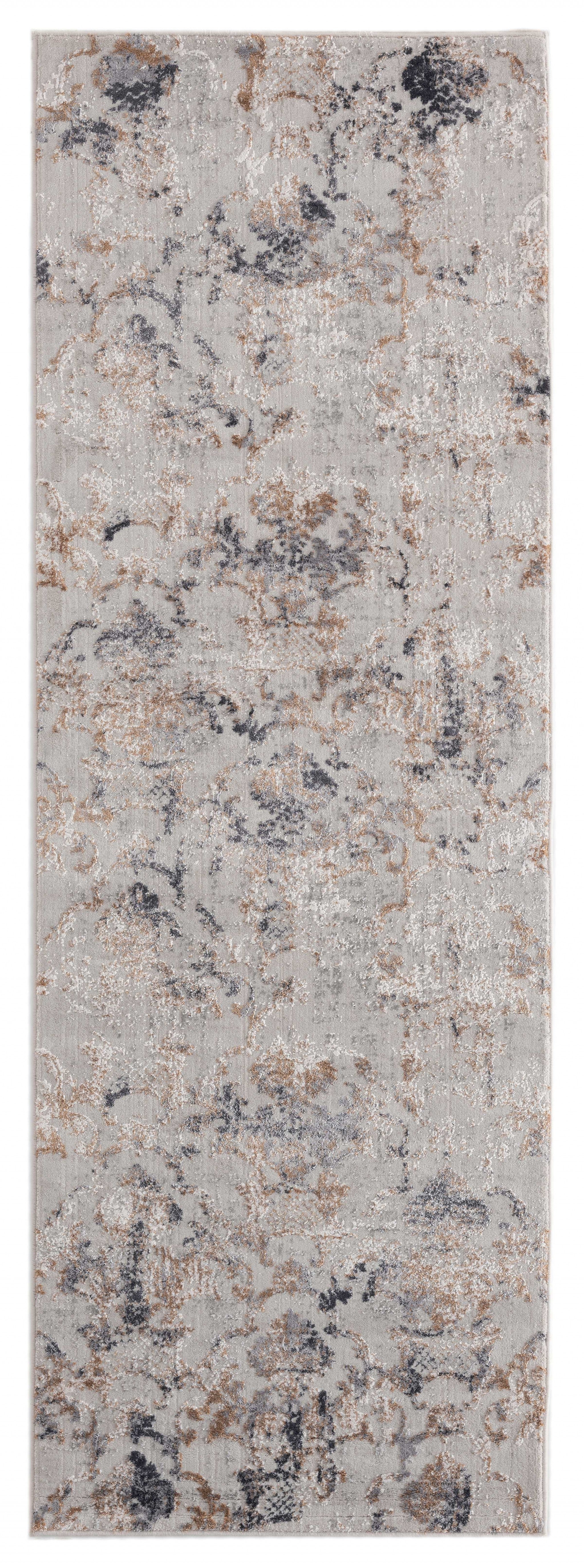 31" x 86" Multicolor Viscose / Polyester Runner Rug