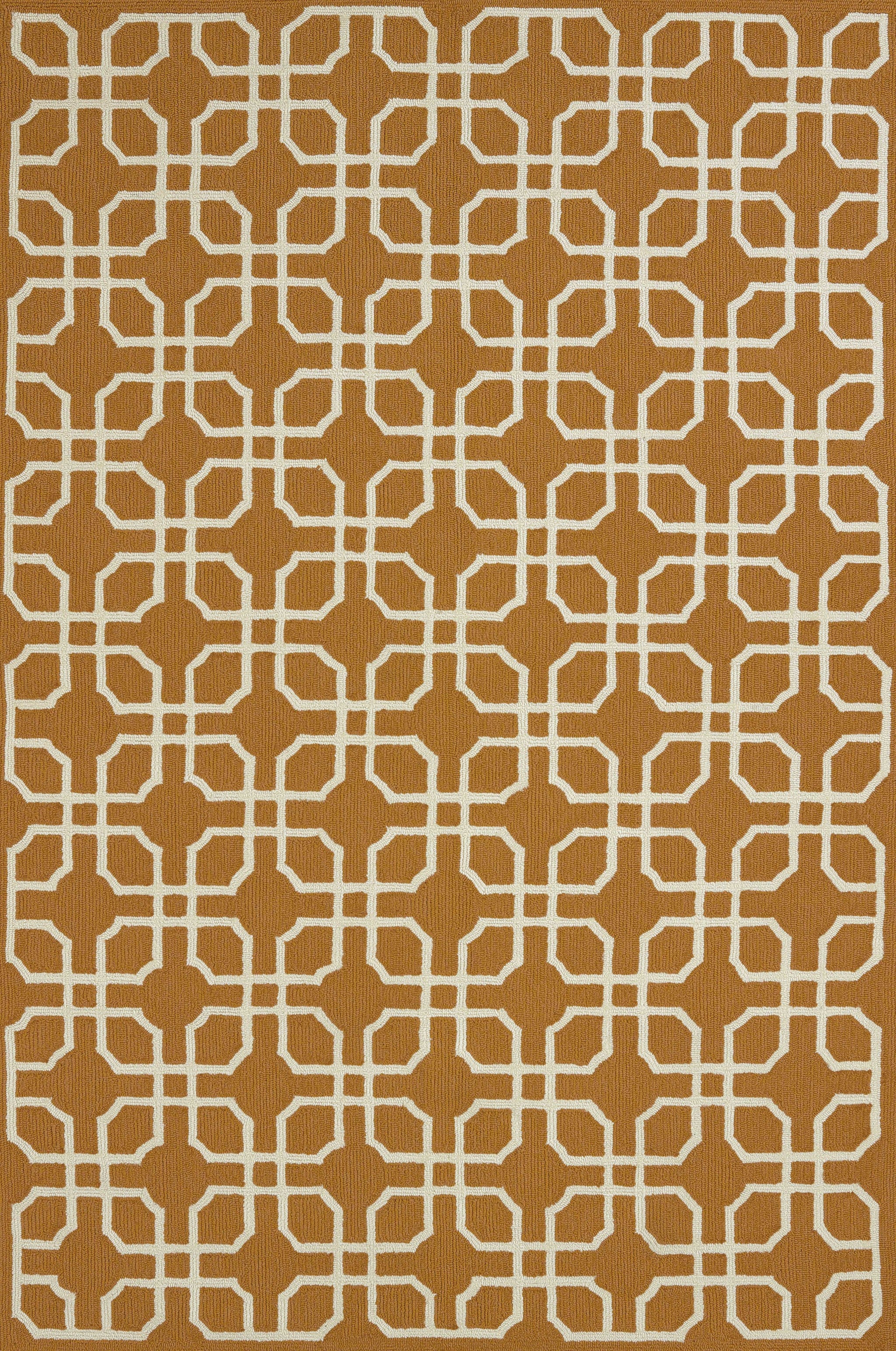 60" x 90" Cinnamon Olefin Area Rug