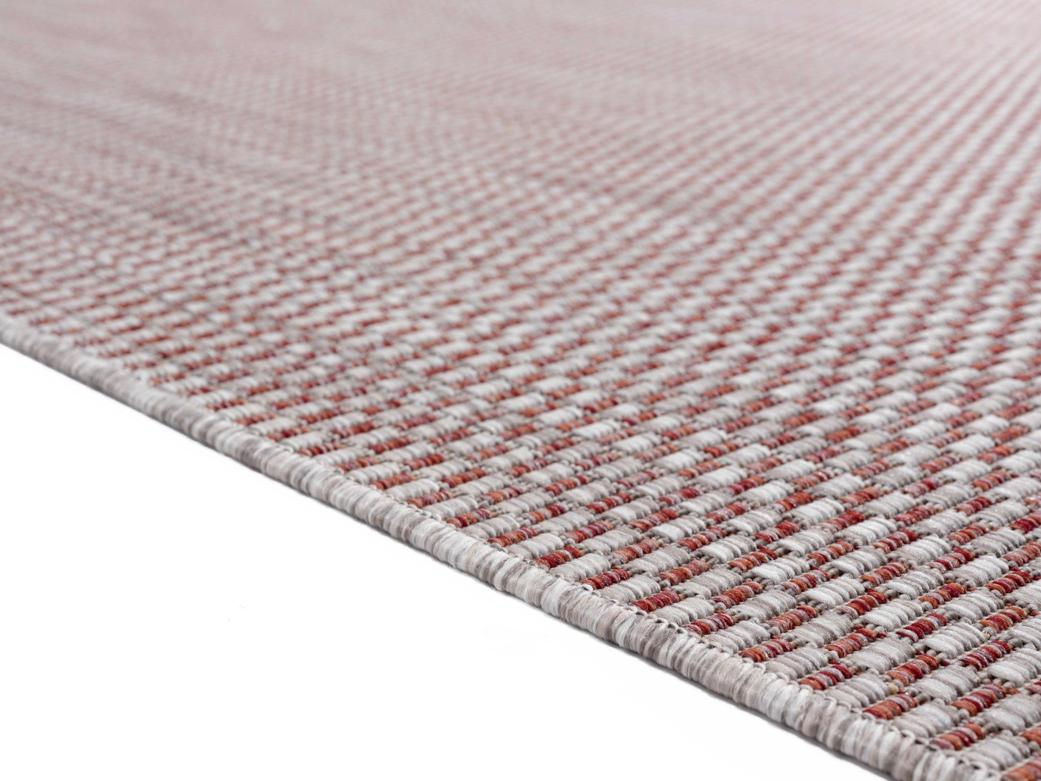 94" x 126" Terracotta Polypropylene Oversize Rug