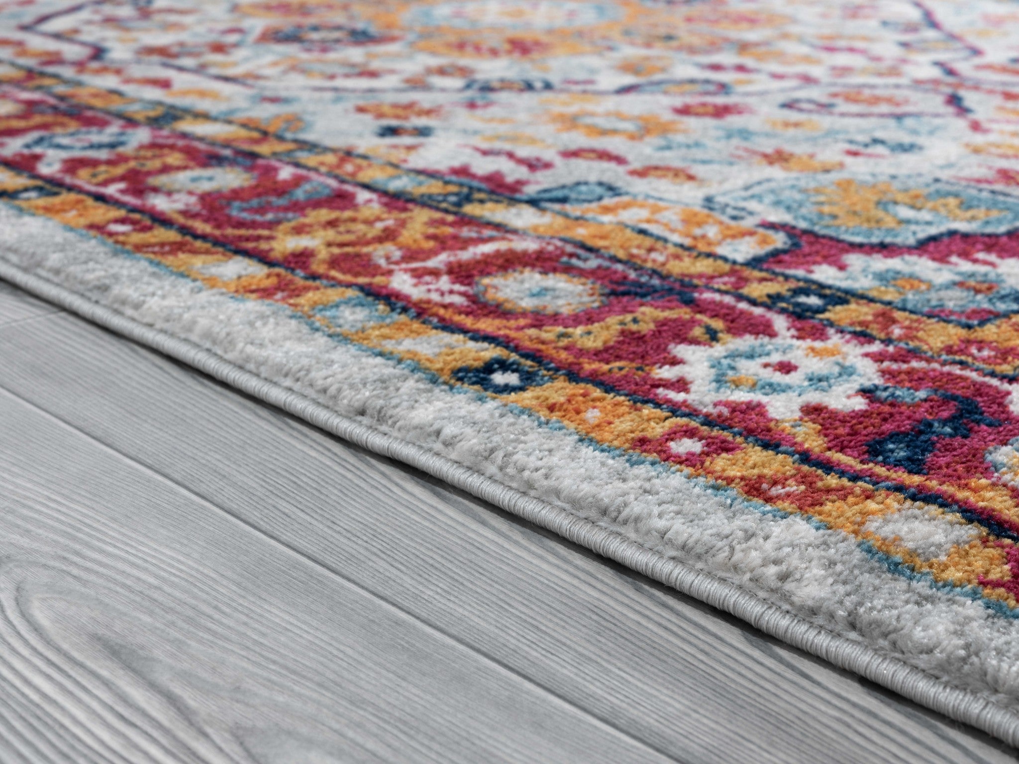 31" x 86" Multicolor Olefin Runner Rug