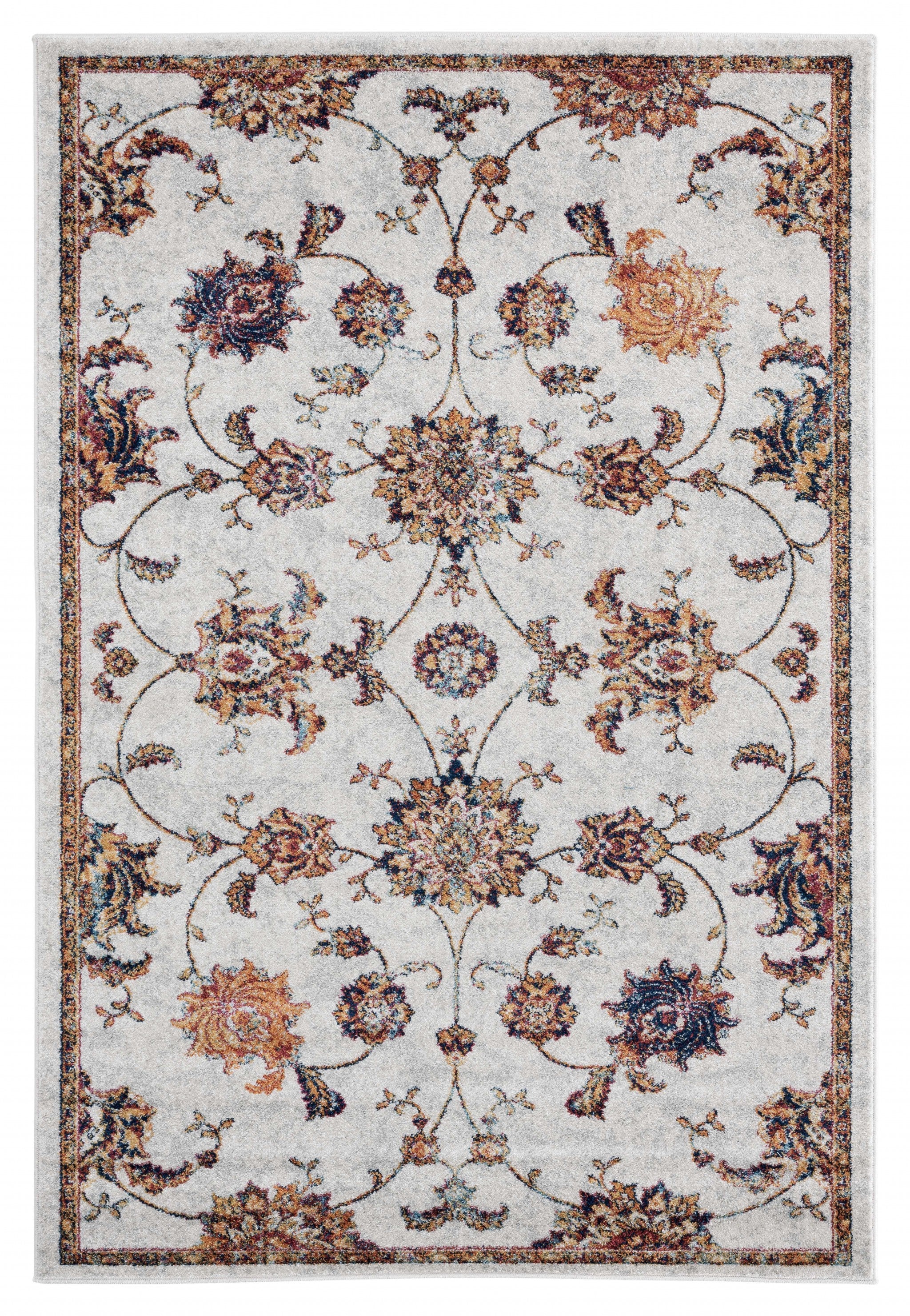 118" x 158" Cream Olefin Oversize Rug