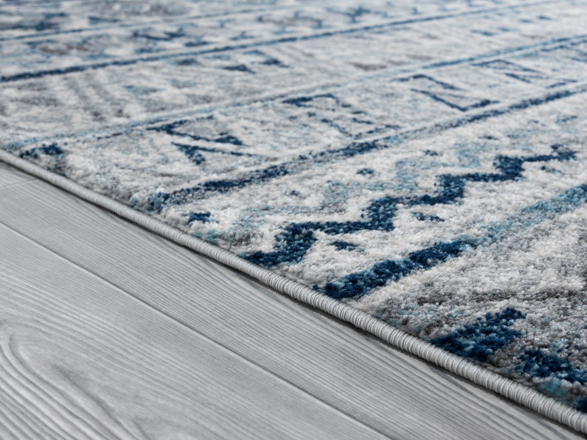 31" x 86" Grey Olefin Runner Rug