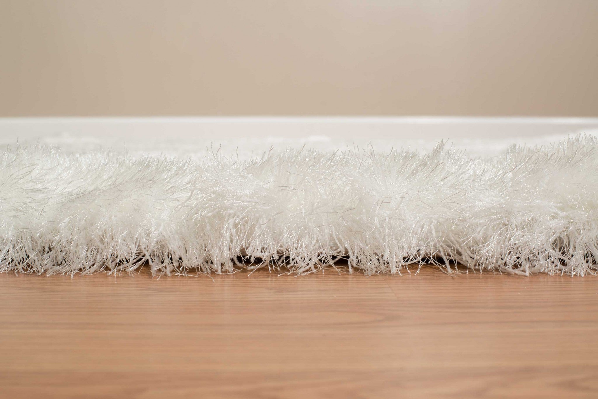 94" x 126" White Oversize Rug