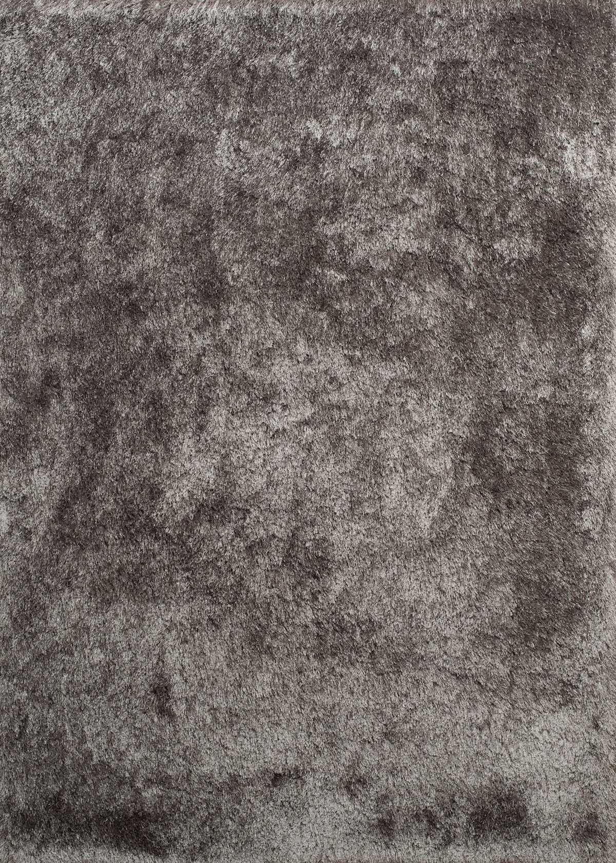63" x 86" Grey Polyester Area Rug