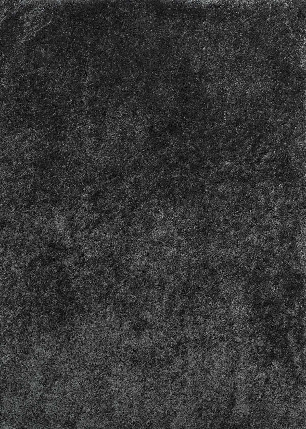 31" x 37" Dark Grey Polyester Mat Rug