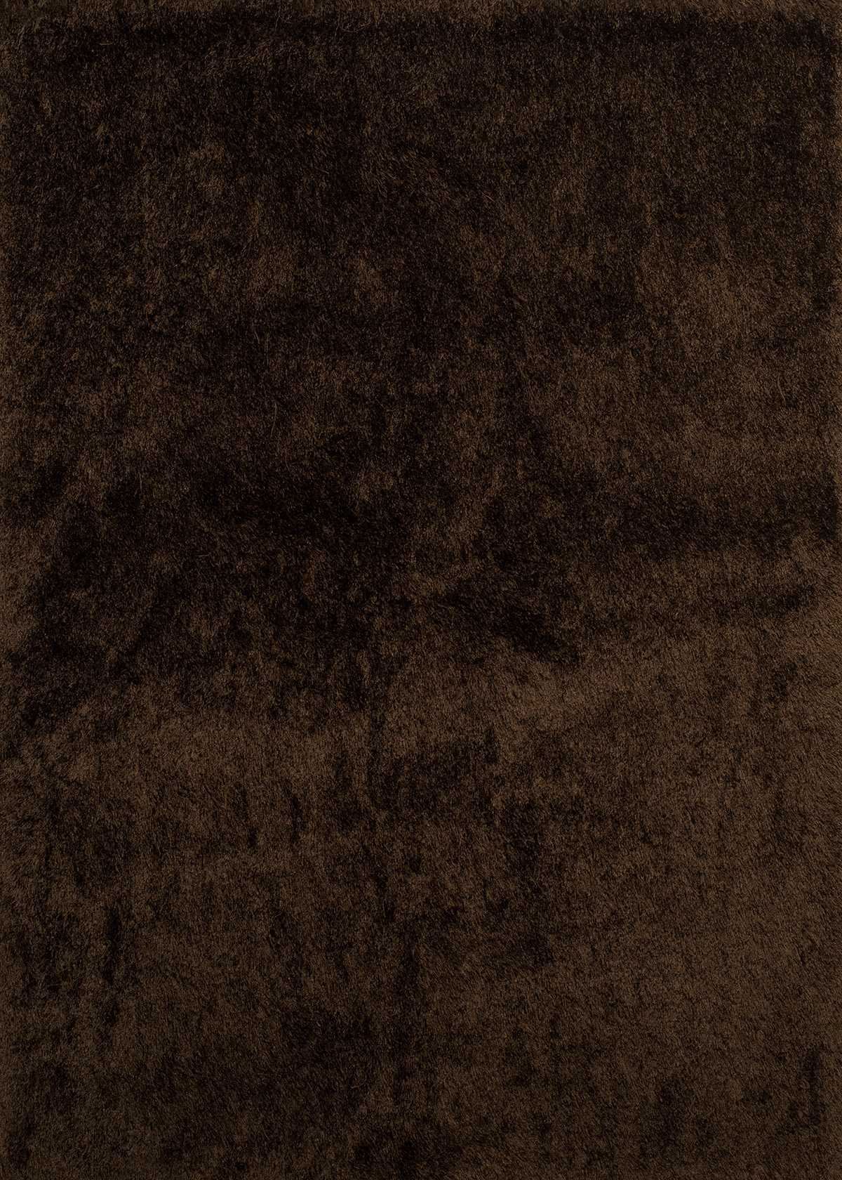 63" x 86" Chocolate Olefin / Polypropylene Polyester Area Rug