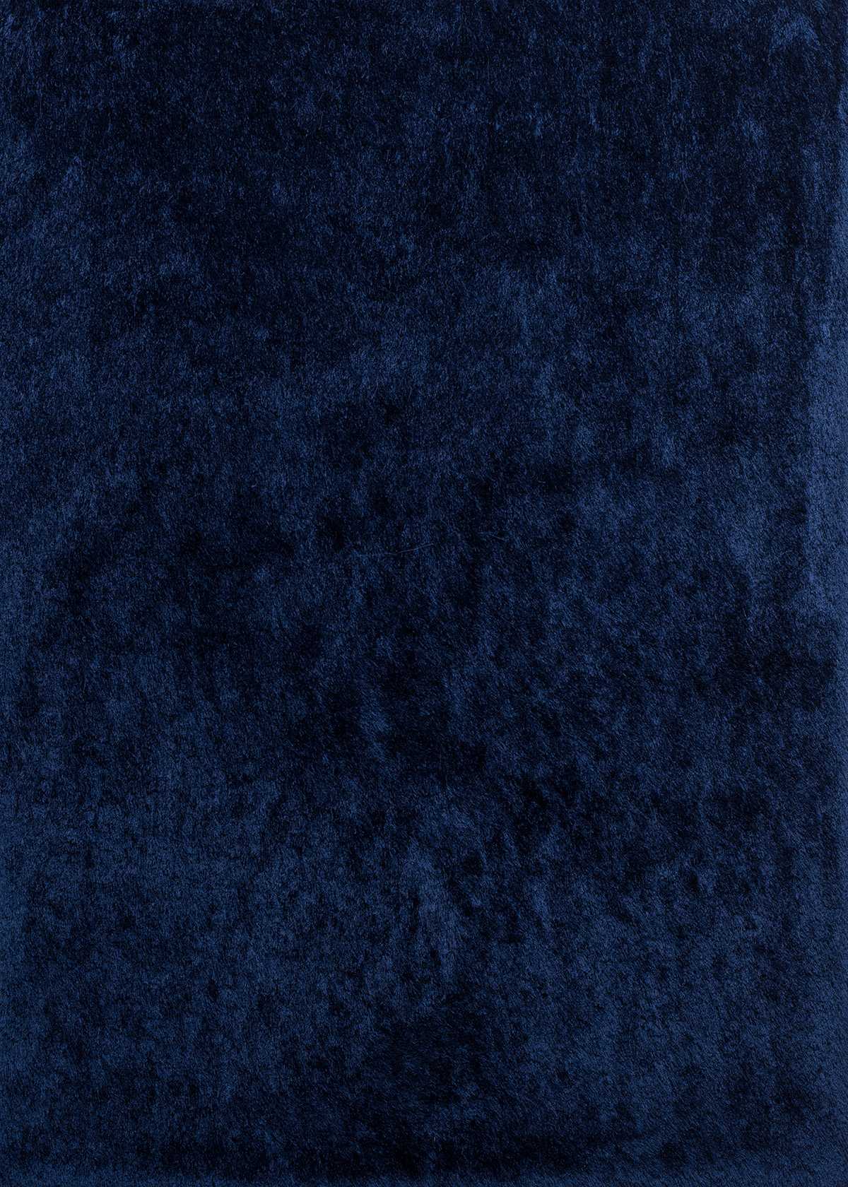 31" x 37" Navy Polyester Mat Rug