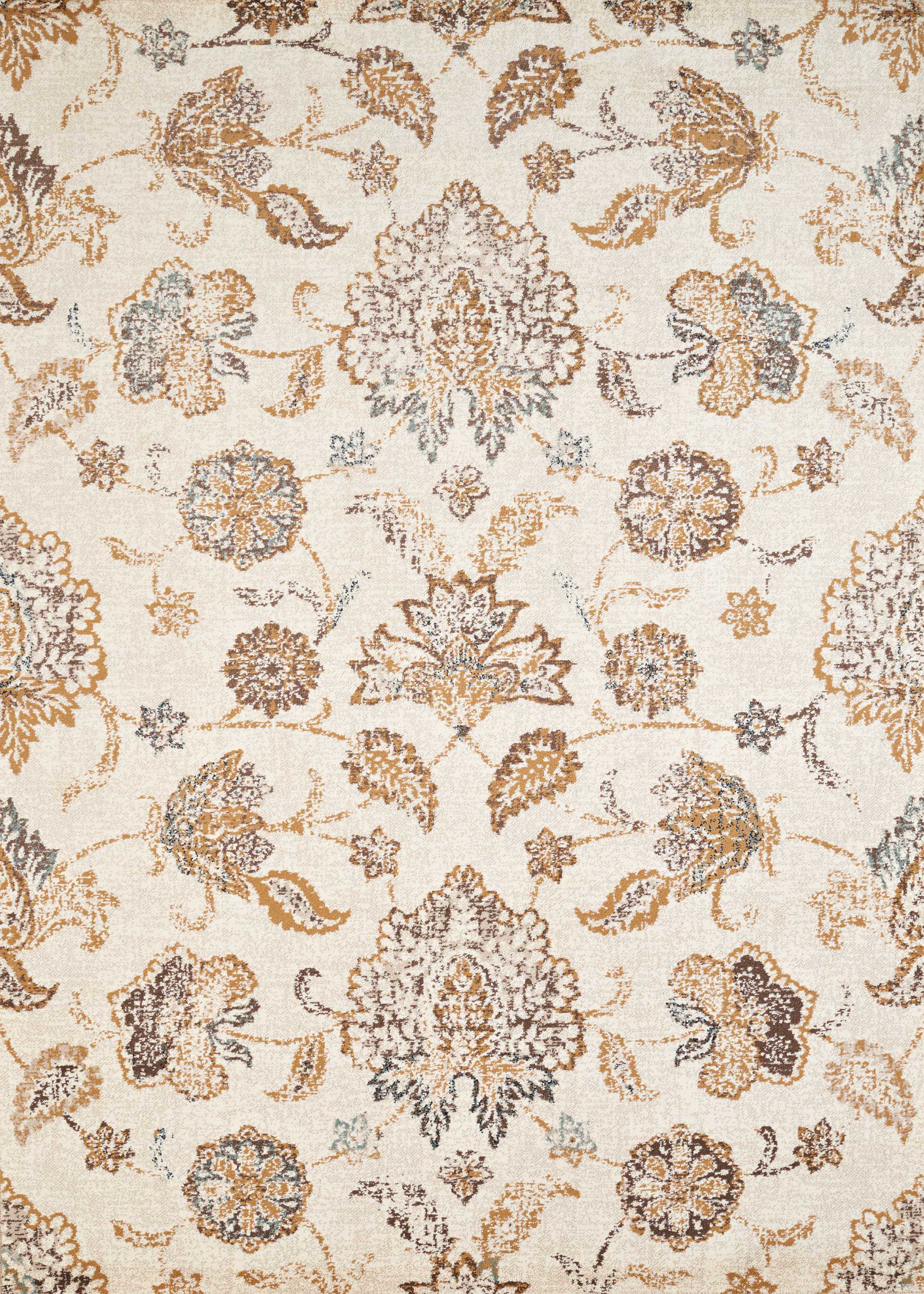 63" x 86" Linen Olefin Area Rug