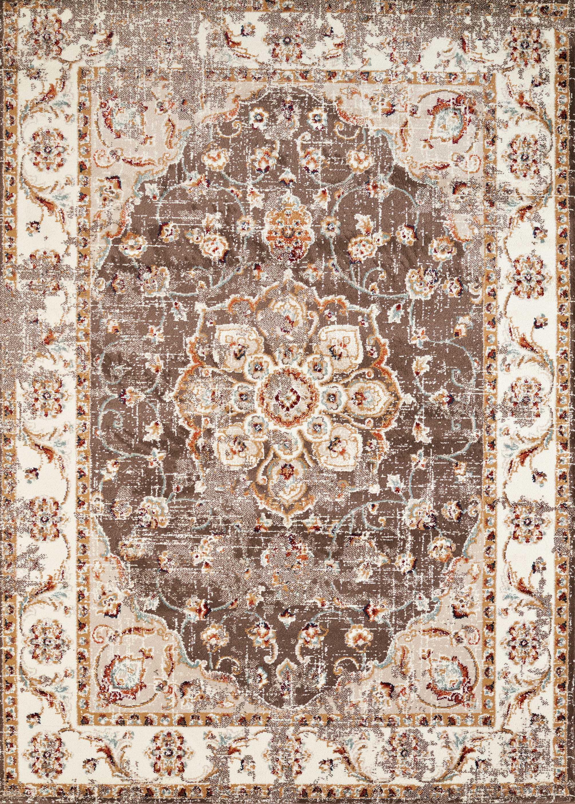 118" x 158" Taupe Olefin Rug