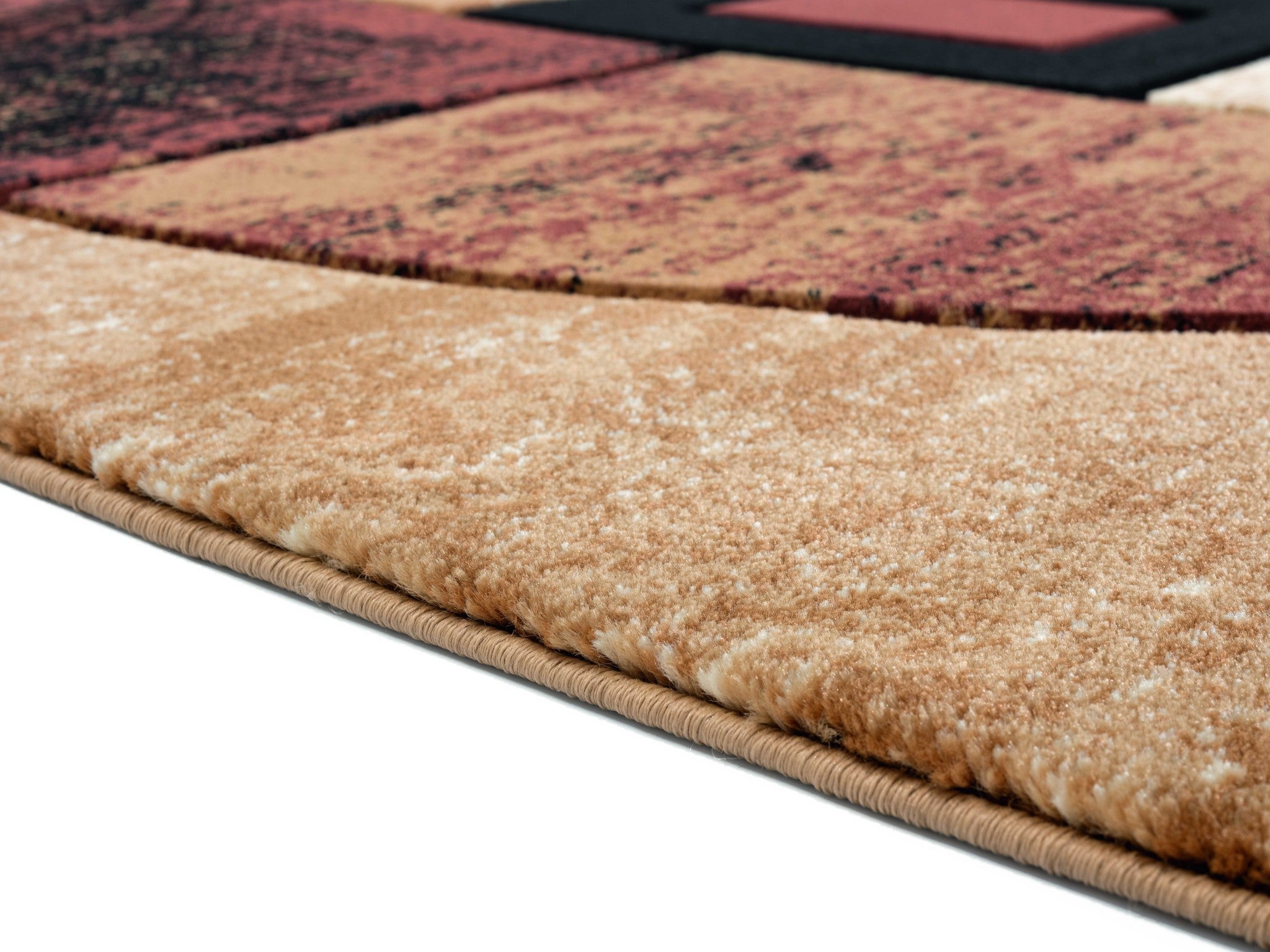 31" x 50" Brown Olefin / Polypropylene Mat Rug