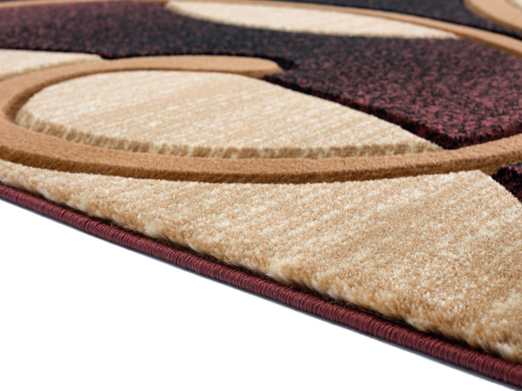 31" x 50" Brown Olefin / Polypropylene Mat Rug