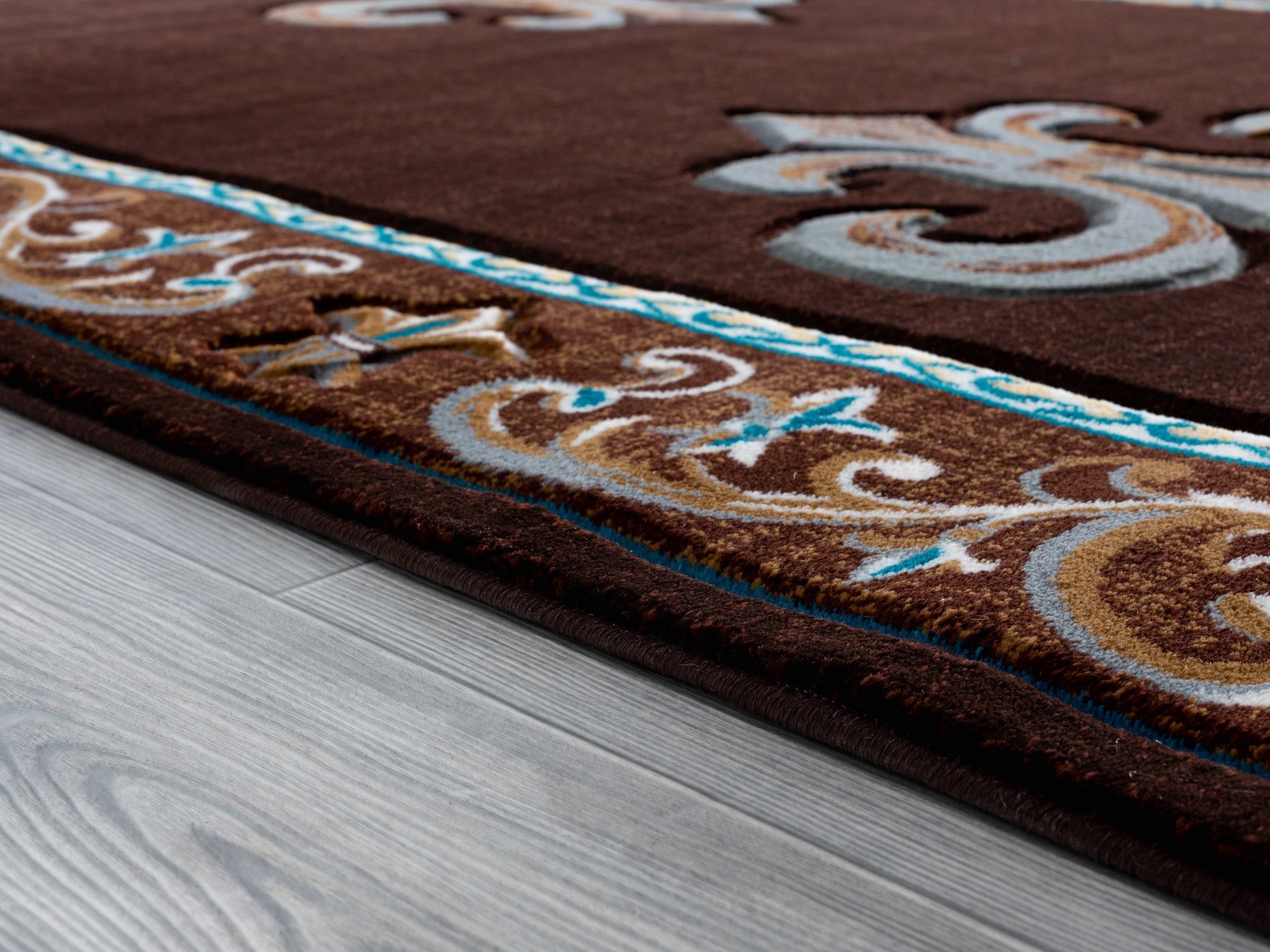 22" x 32" Brown Olefin / Polypropylene Accent Rug