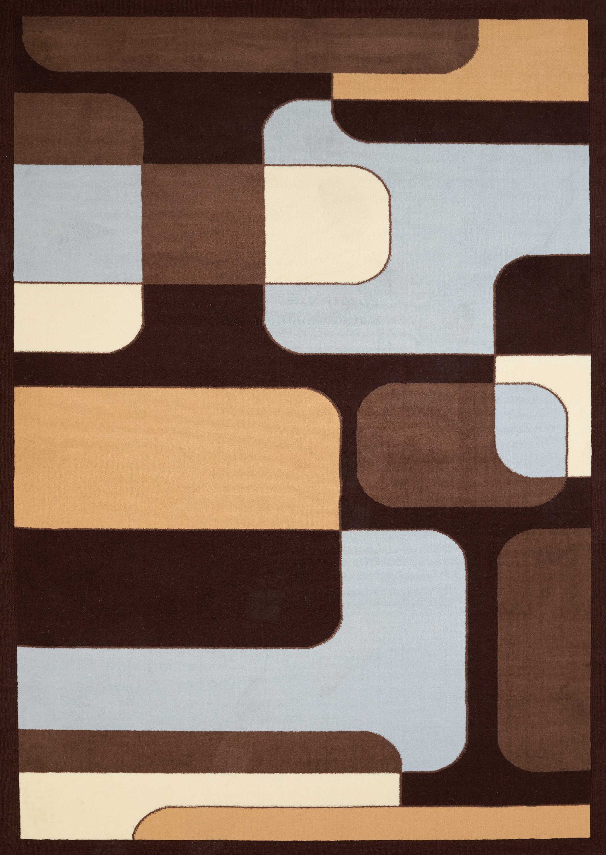 94" x 126" Blue Olefin Oversize Rug