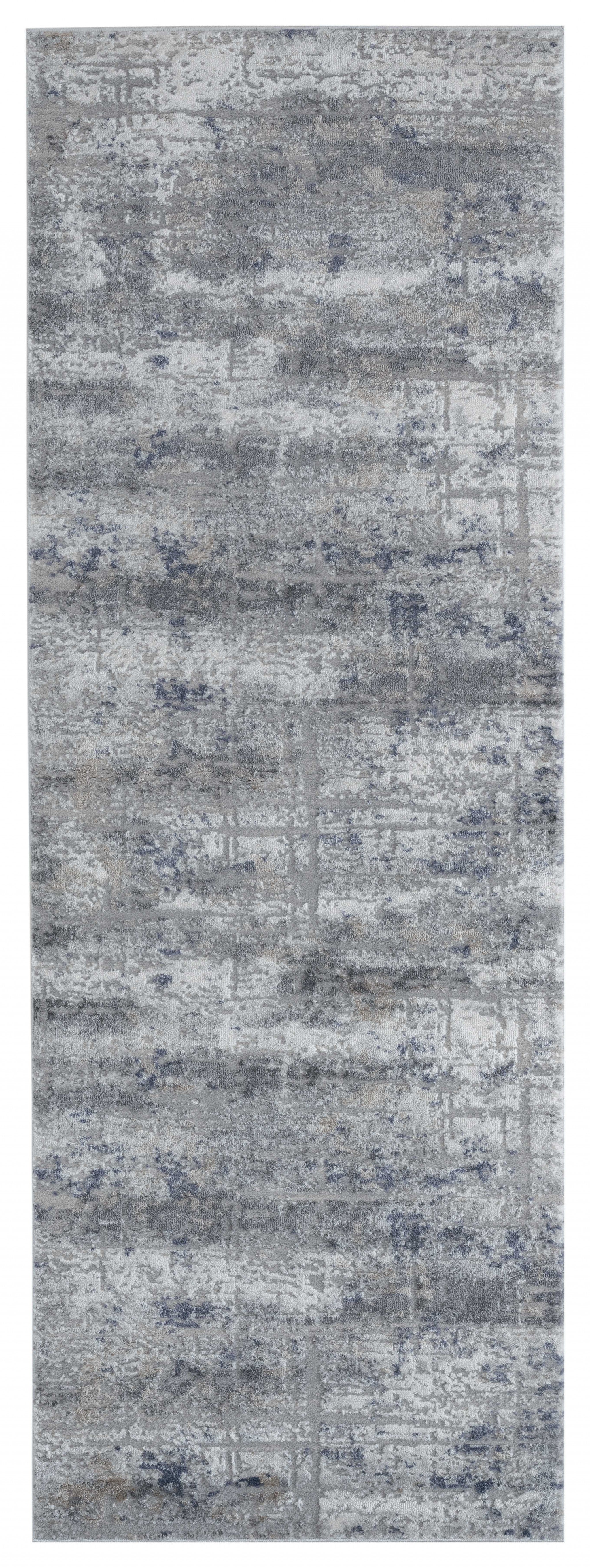 31" x 86" Multicolor Polyester / Olefin Runner Rug