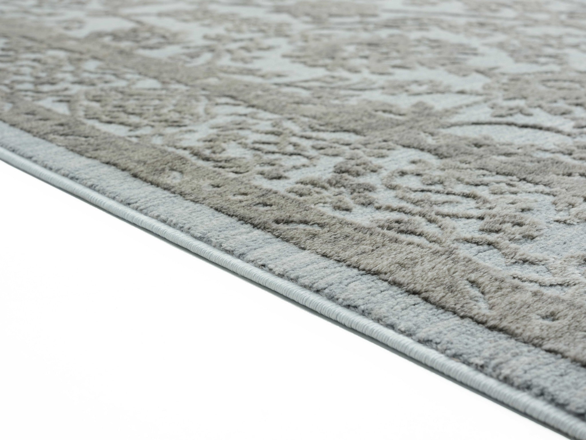 63" x 86" Wheat Polyester / Olefin Area Rug