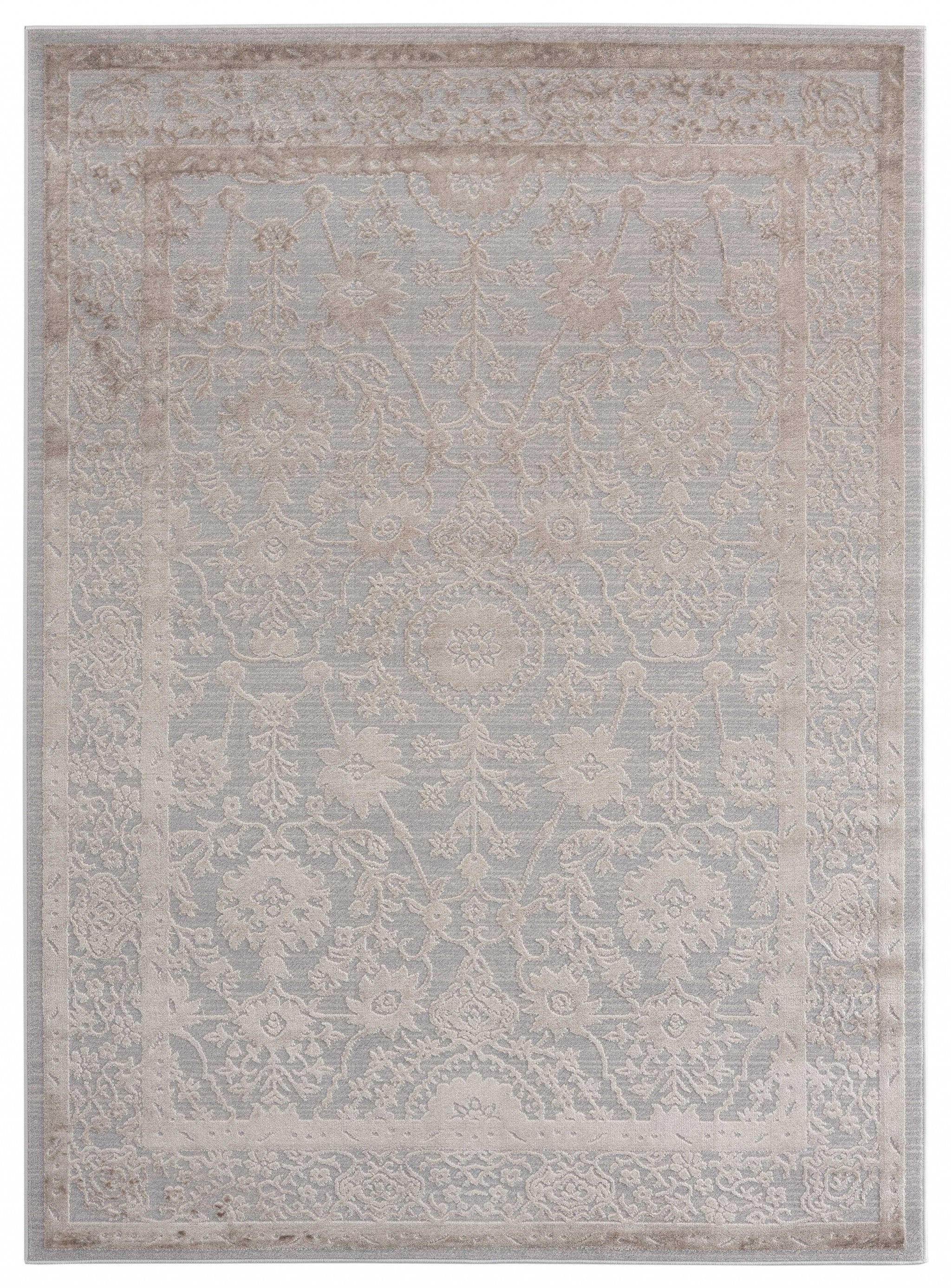 118" x 158" Wheat Polyester / Olefin Oversize Rug