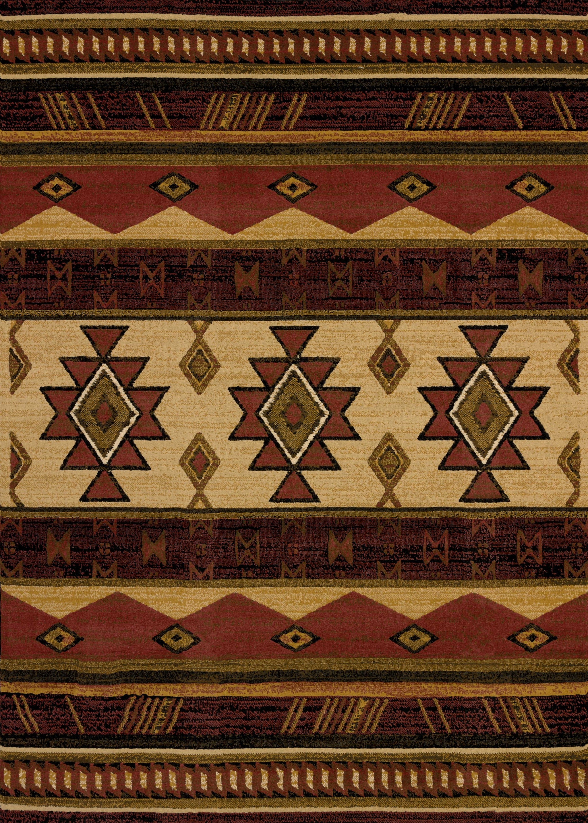 94" x 126" Auburn Polypropylene Oversize Rug