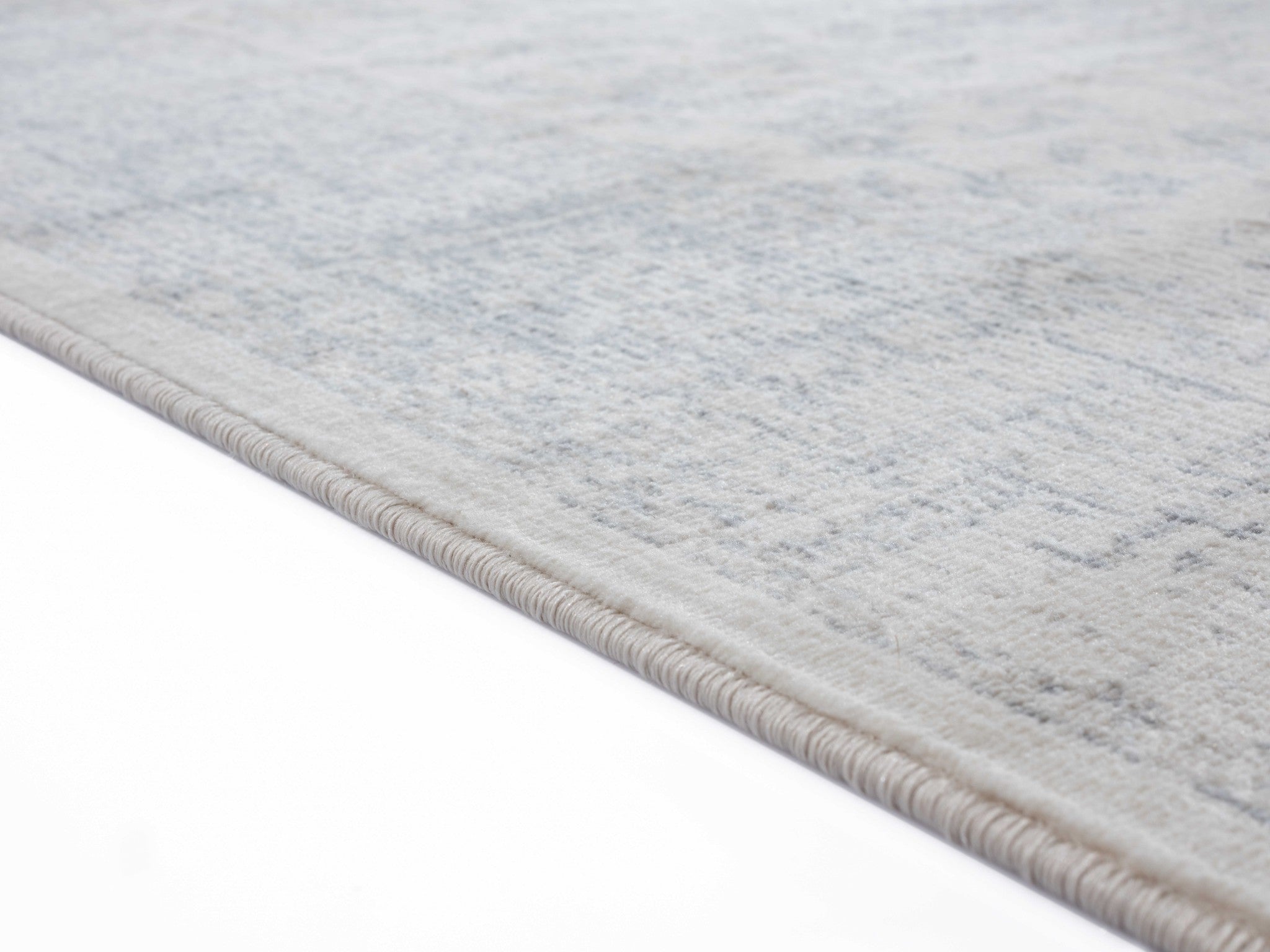 94" x 126" Grey Olefin Oversize Rug
