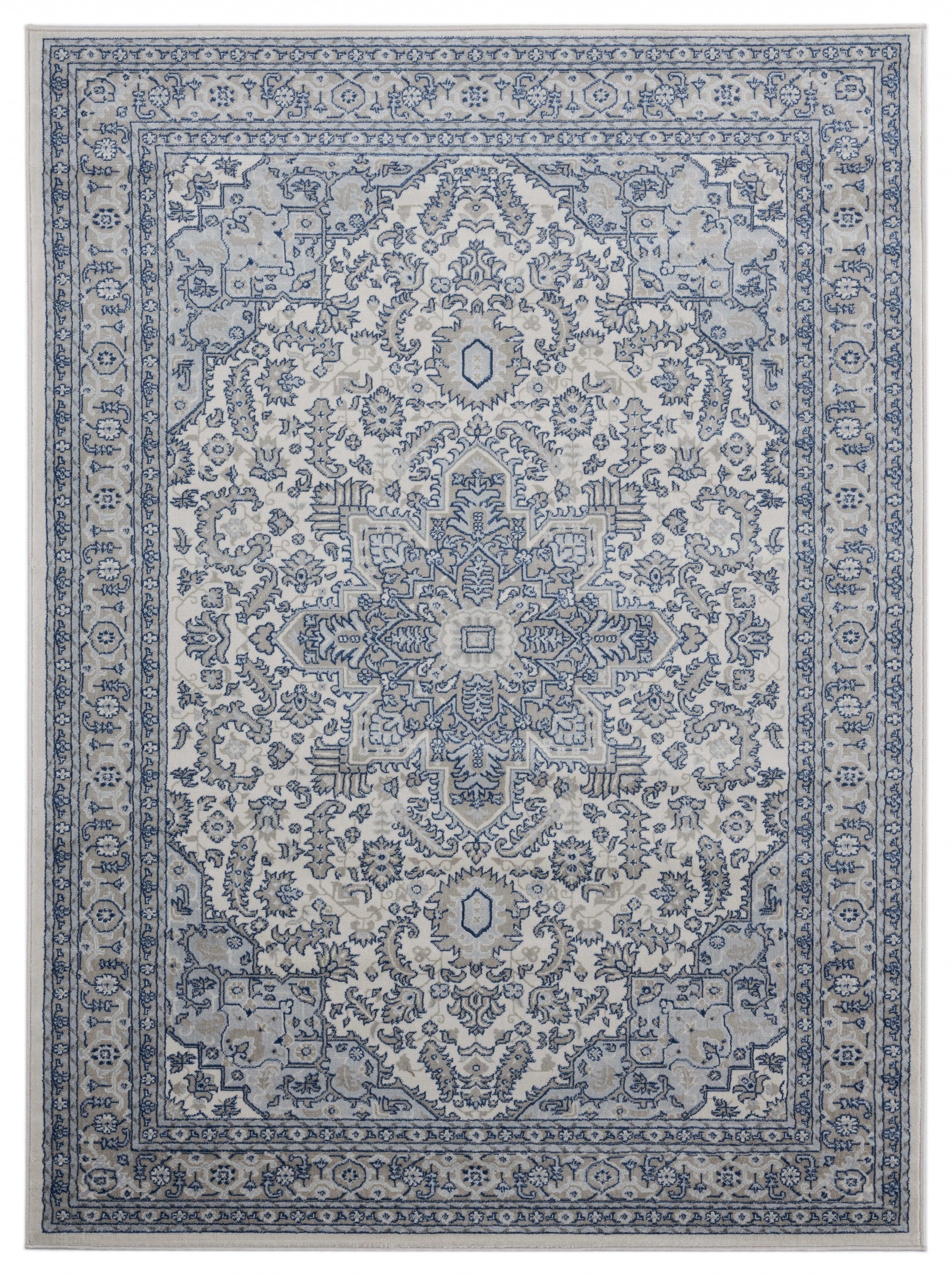 150" x 180" Cream Olefin Rug